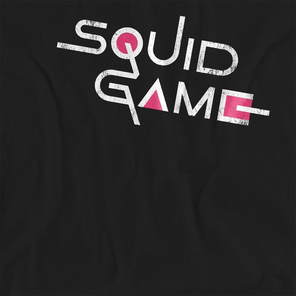 Black - Squid Game - Squid Game Logo Ladies T Shirt Black - 2