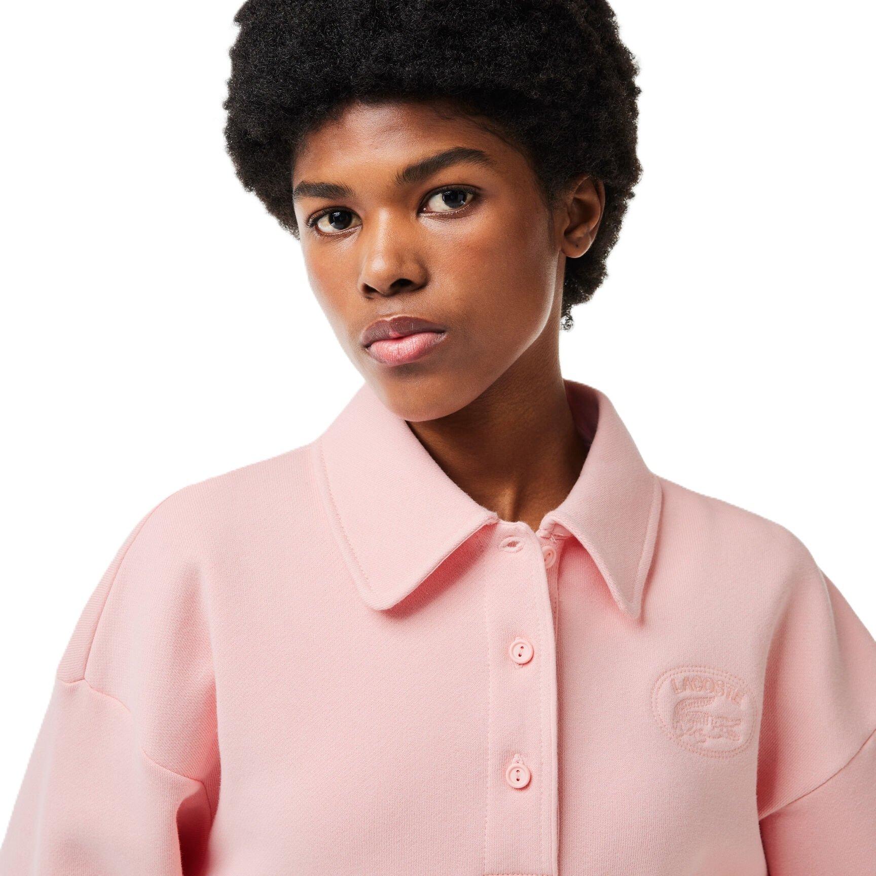 Waterlily - Lacoste - Women's Embroidered Crew Neck Jumper - 3