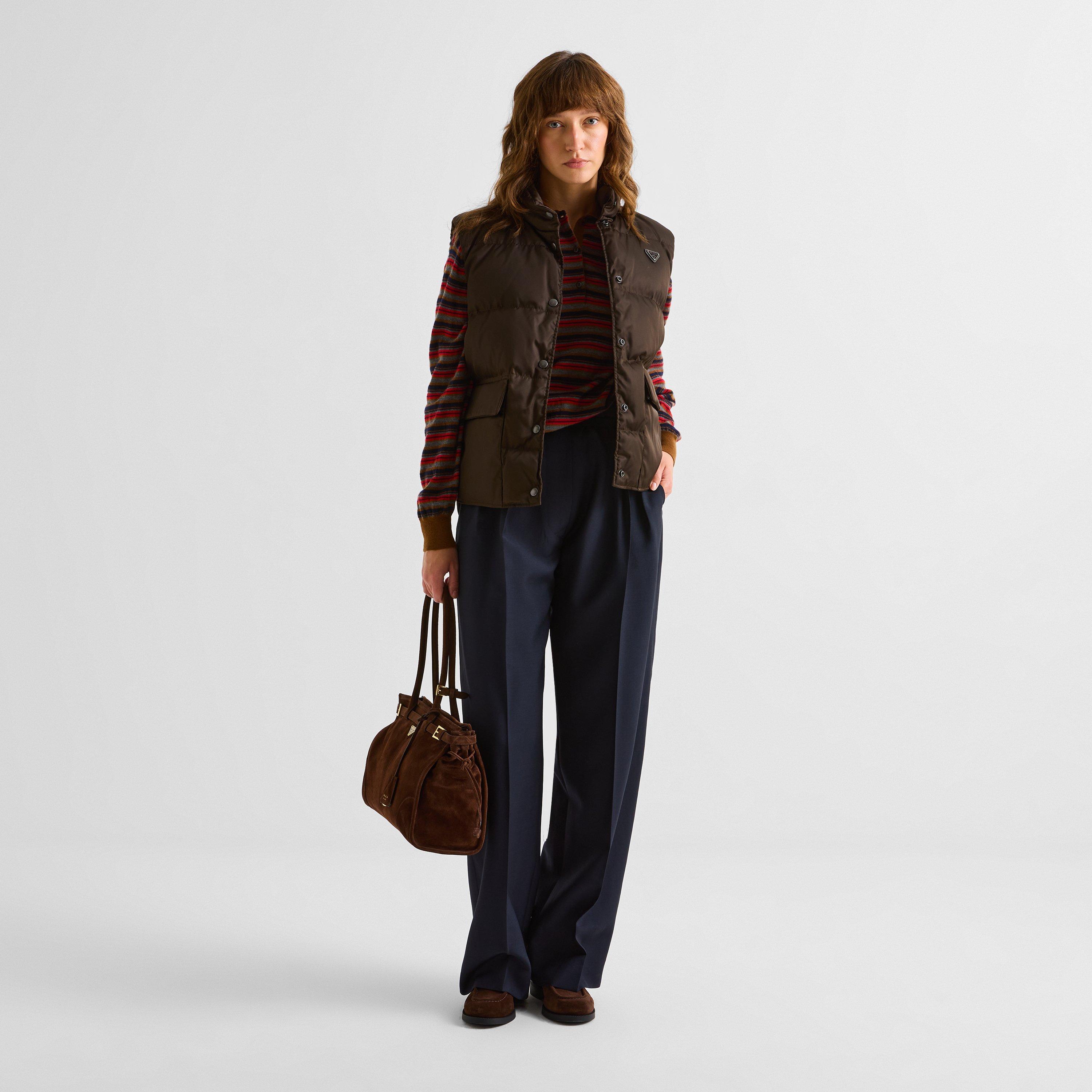 Cacao - Prada - Prada Gilet jacket Ld64 - 6