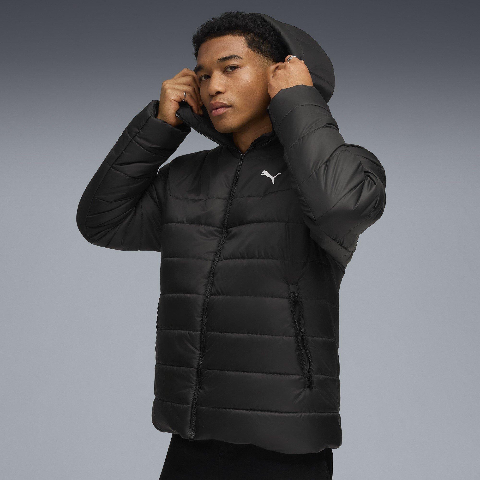 Puma Black - Puma - Essentials Insulated warmCELL Water Repellent Hooded Padded Puffer Jacket - 3