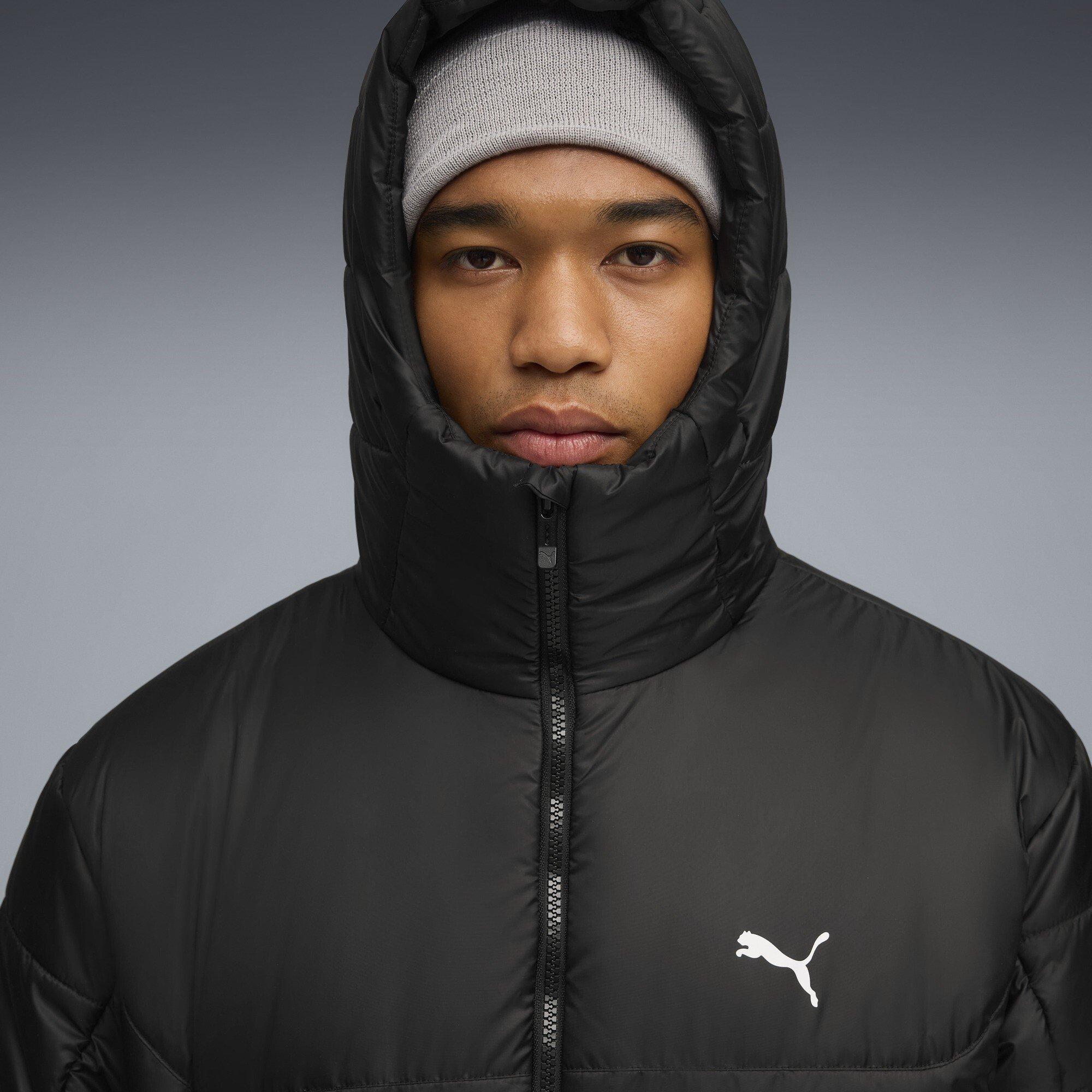 Puma Black - Puma - Essentials Insulated warmCELL Water Repellent Hooded Padded Puffer Jacket - 5