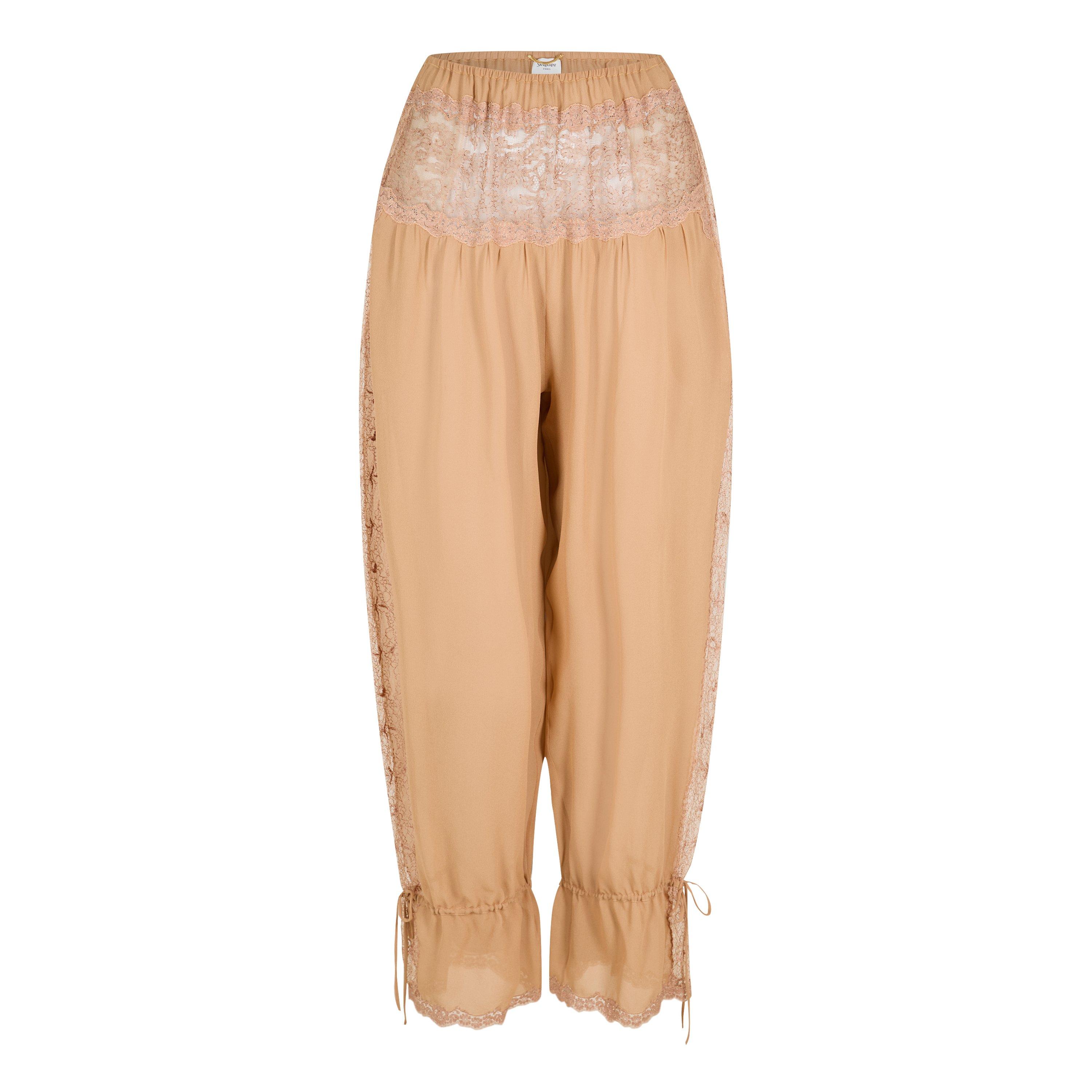 Saint Laurent Women's Cuffed Trousers - Sable Doree - Size 8 (XS)