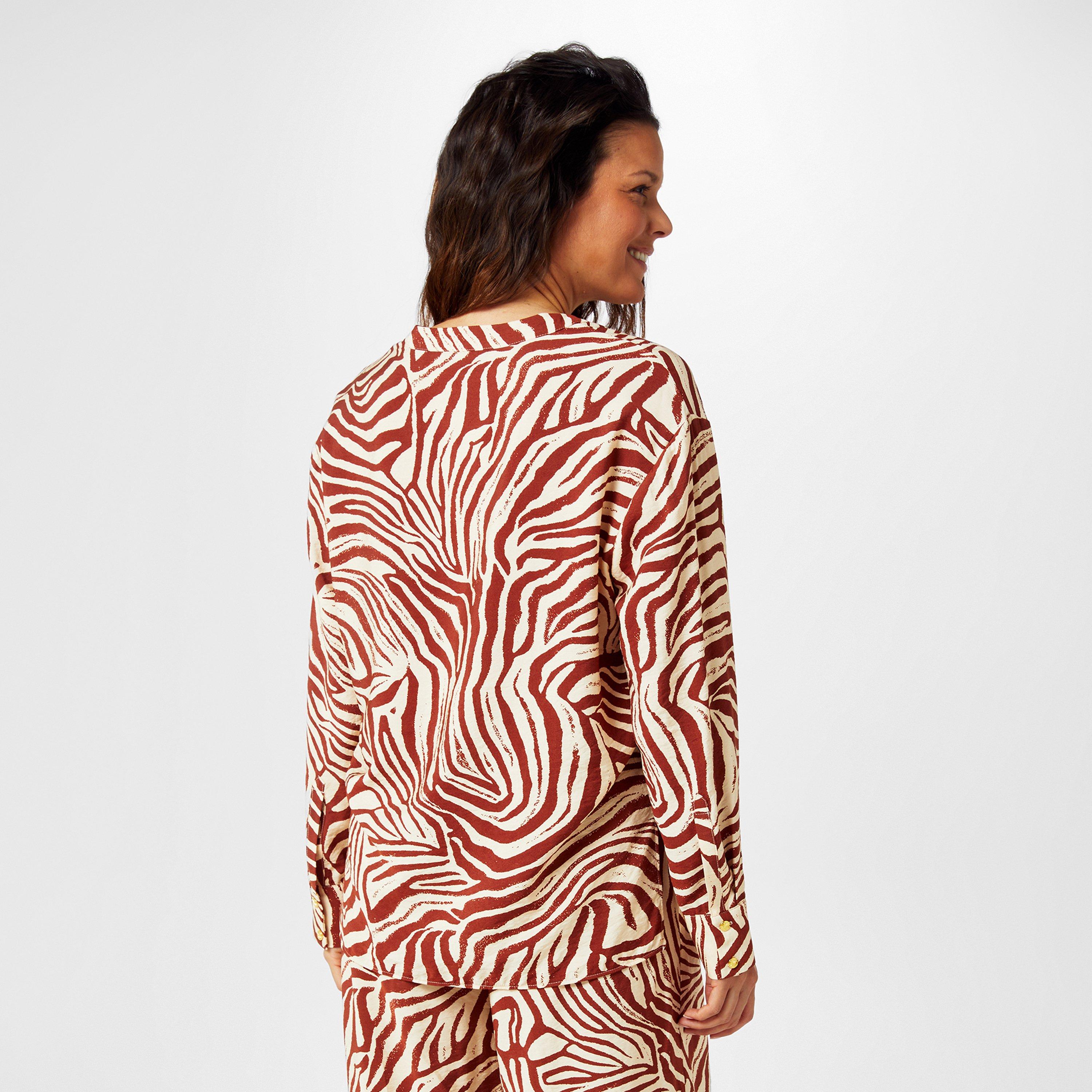 Zèbre brun - Biba - Biba Printed Shirt - 2