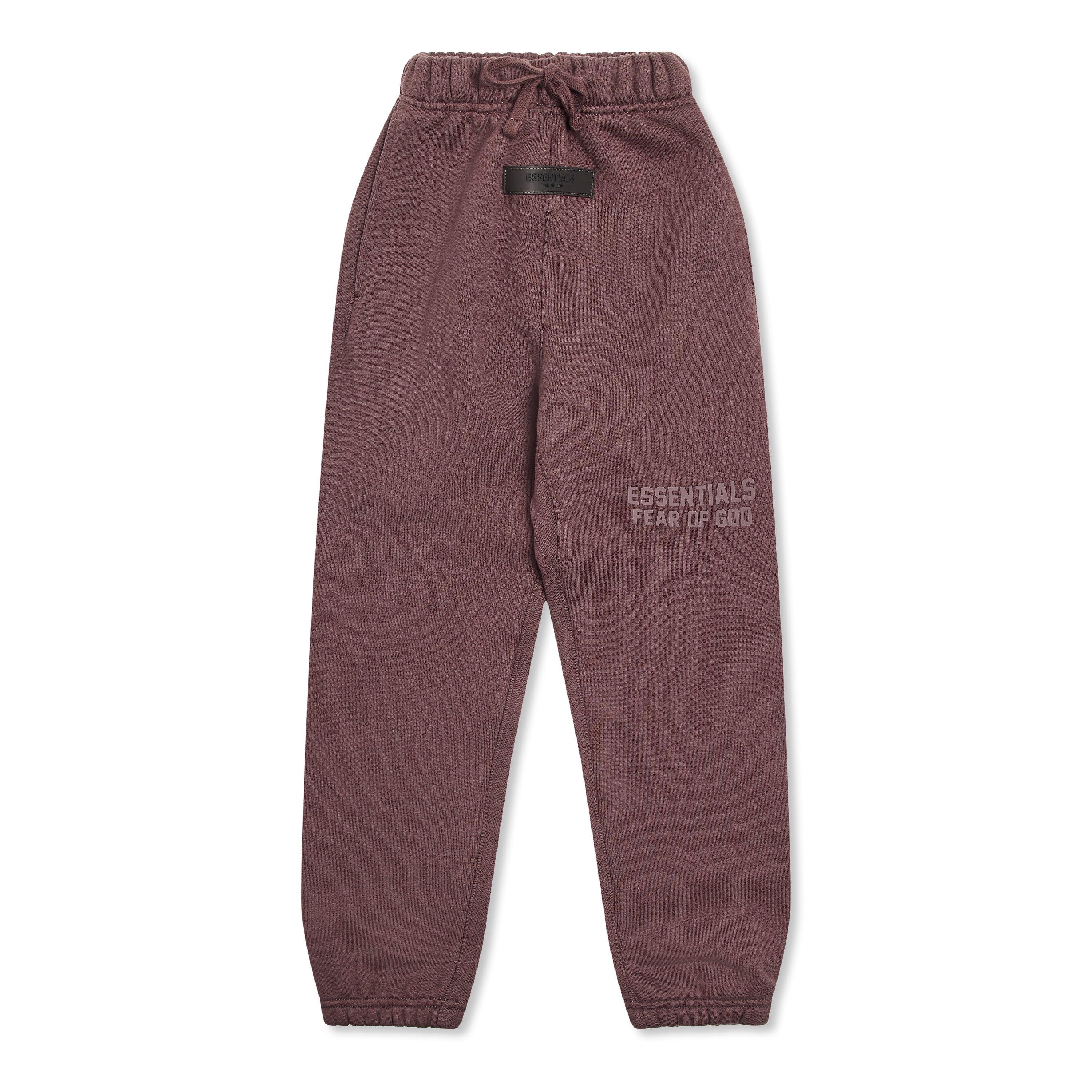 Fear Of God Essentials  Kids ' Closed Hem Fleece Jogging Bottoms - Plum - 8 Yrs
