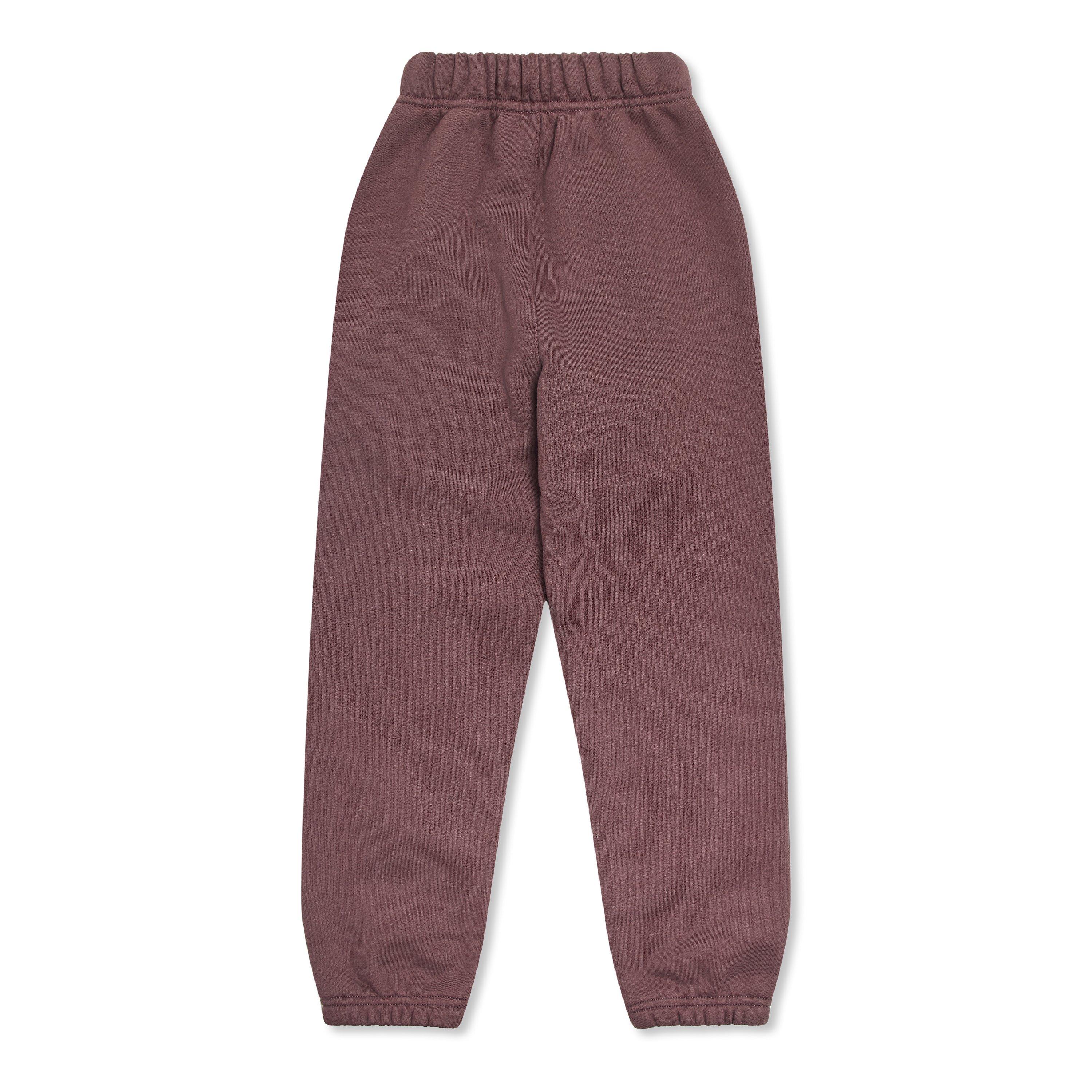 Plum - Fear Of God Essentials - Unisex Kids' Closed Hem Fleece Jogging Bottoms - 2