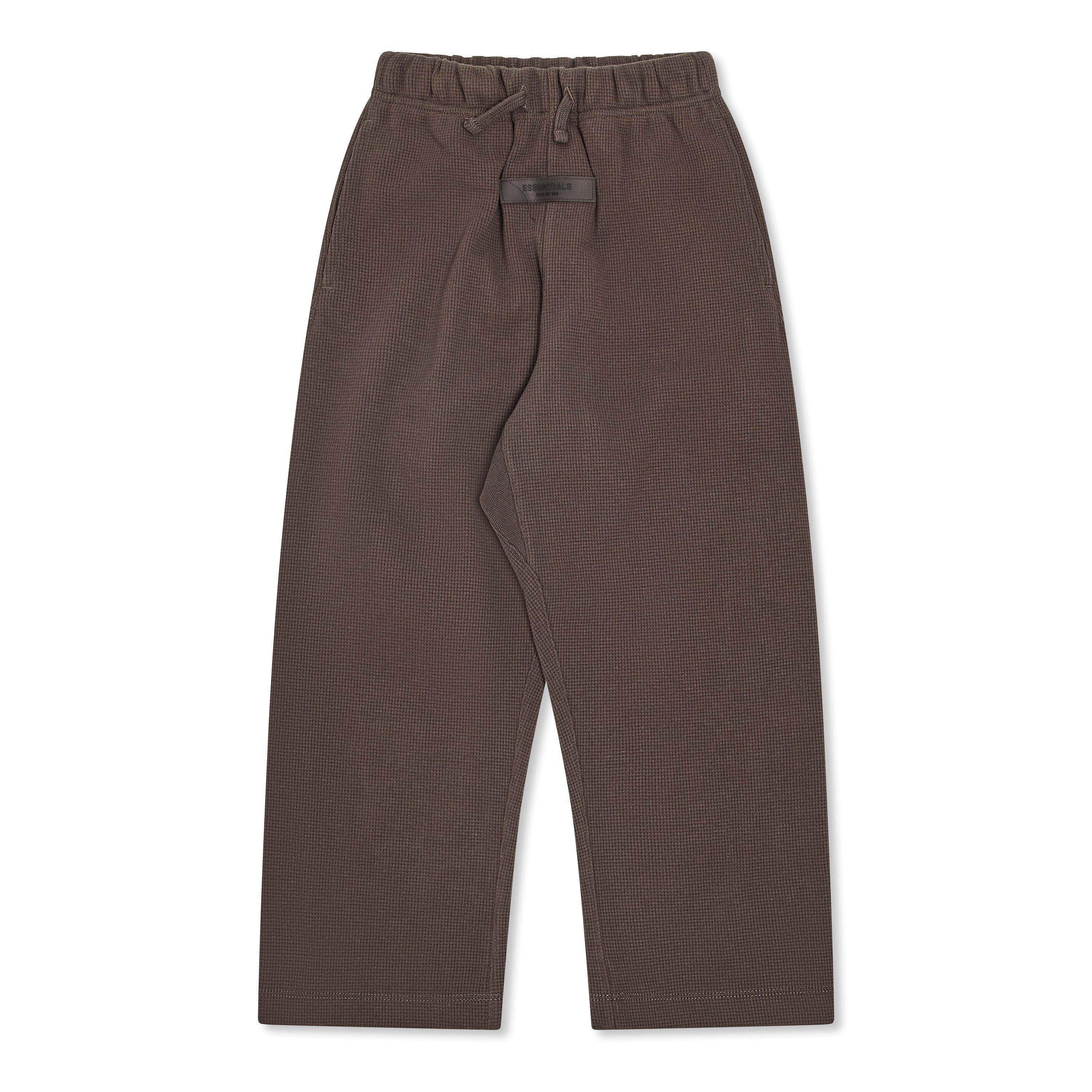 Off-Black - Fear Of God Essentials - Unisex Kids' Relaxed Closed Hem Fleece Jogging Bottoms - 1