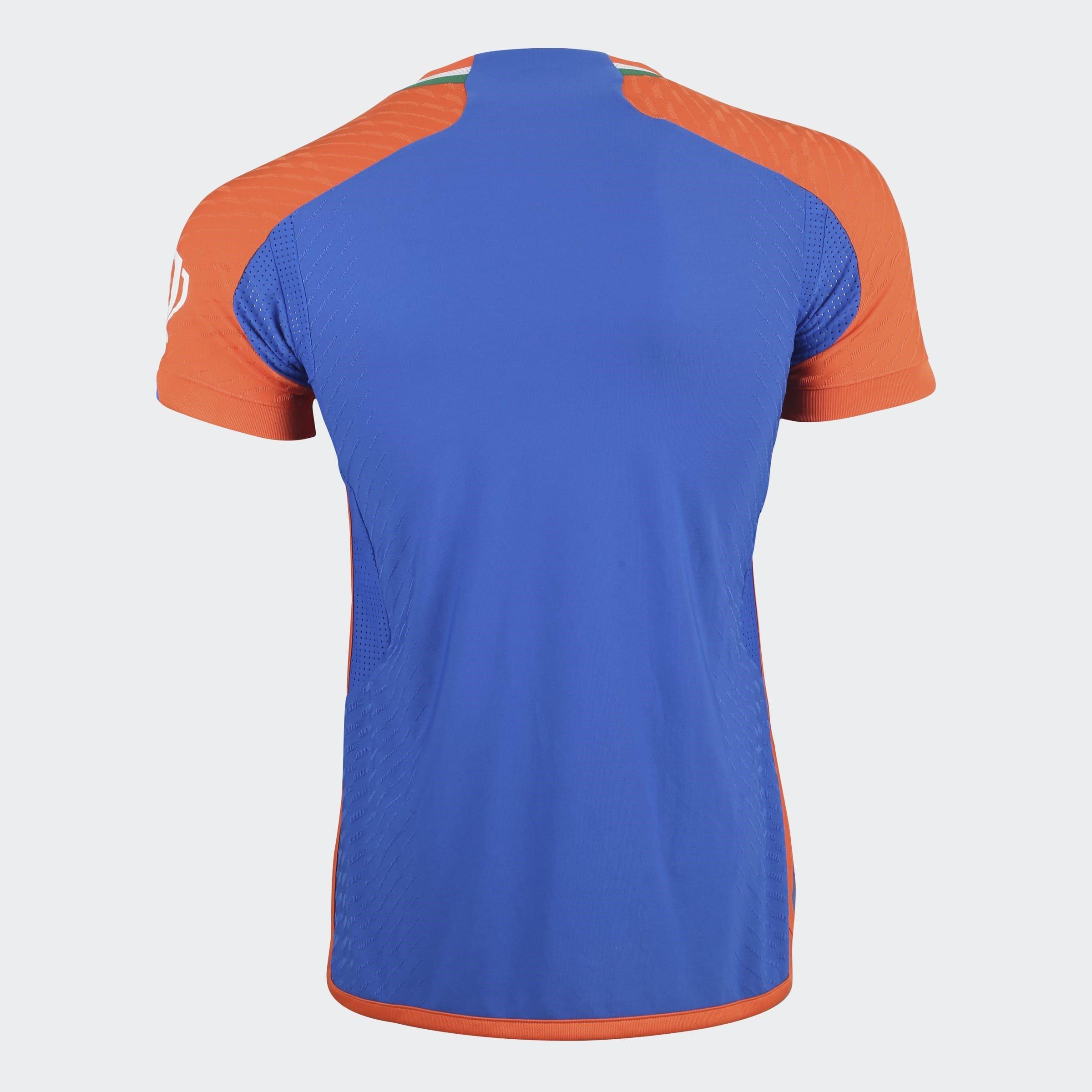Bleu/Orange - adidas - India Cricket T20 International Shirt 2025 Adults - 7
