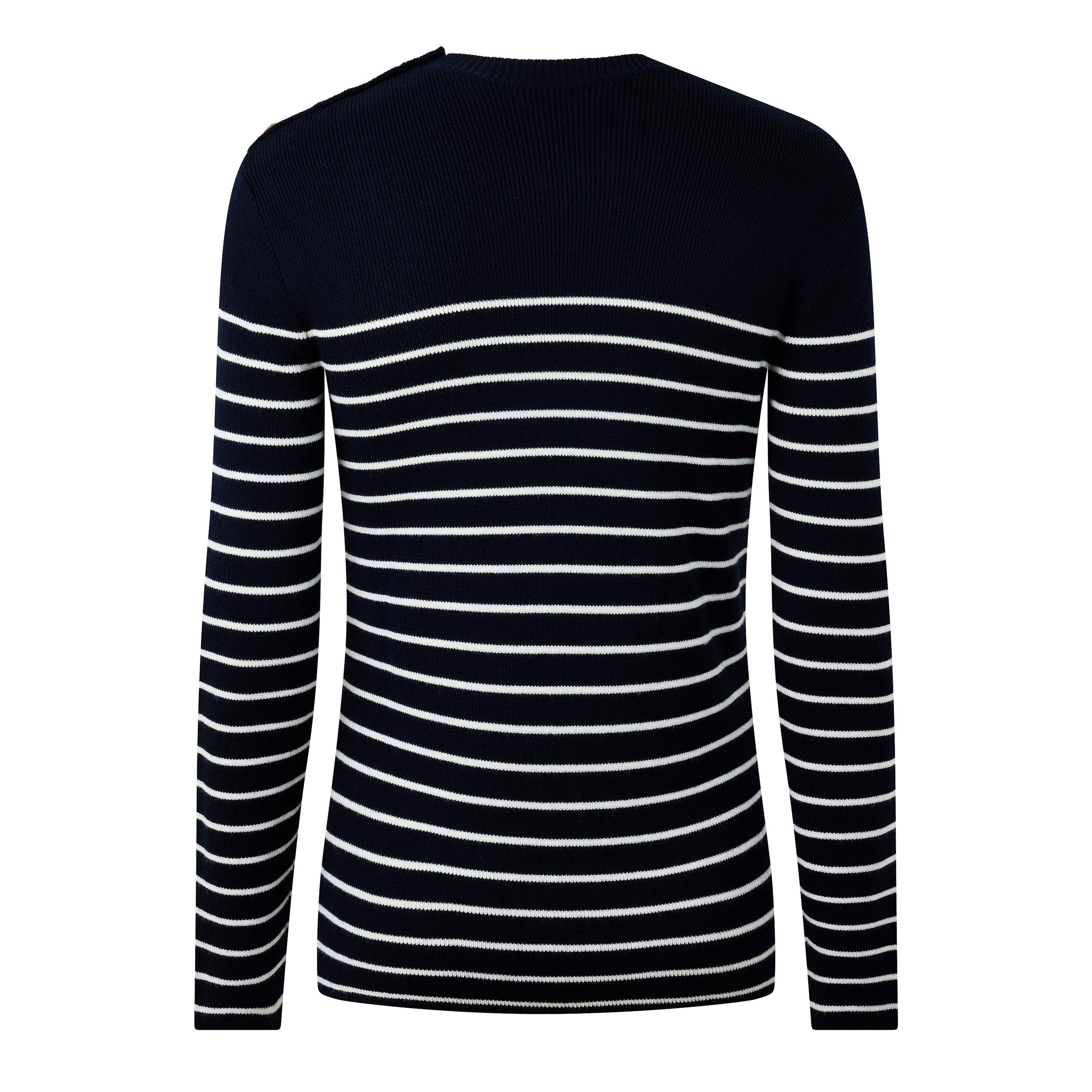 Navy/White - Dolce and Gabbana - DG Marina Stripe Jmp Sn63 - 2