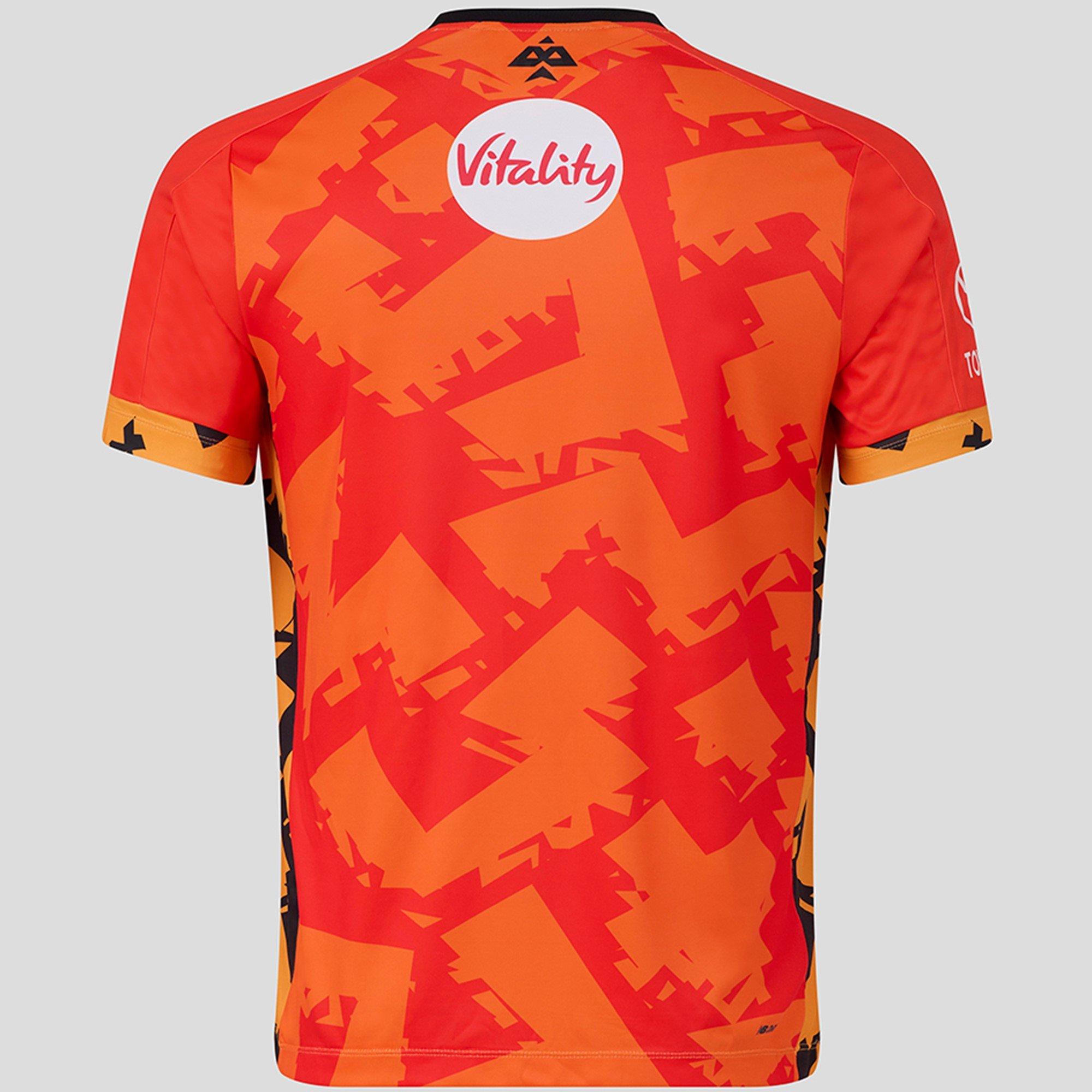 Orange - New Balance - Birmingham Phoenix Short-Sleeve Cricket Shirt - 3