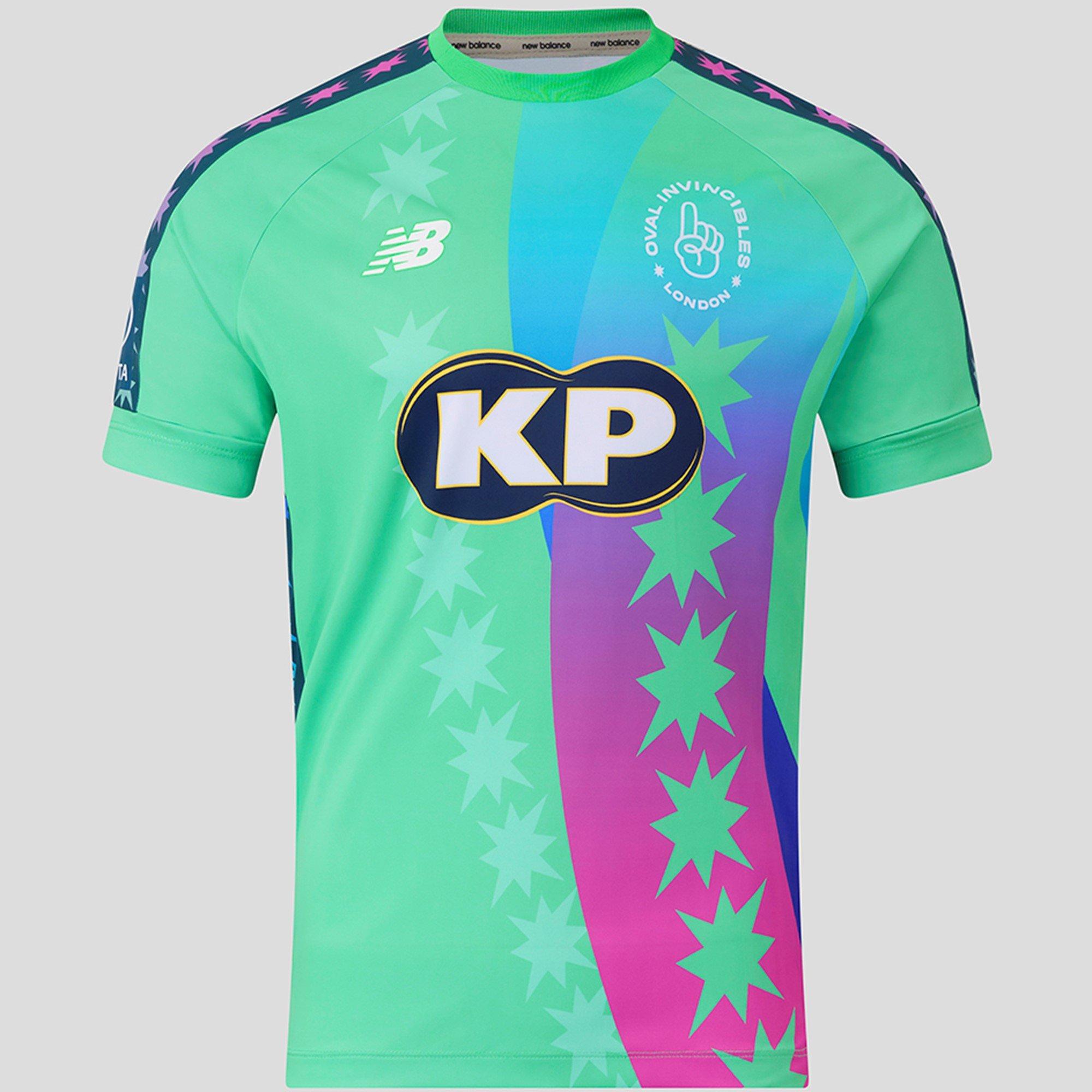 Green - New Balance - Men's Oval Invincibles Short-Sleeve Cricket Shirt - 1