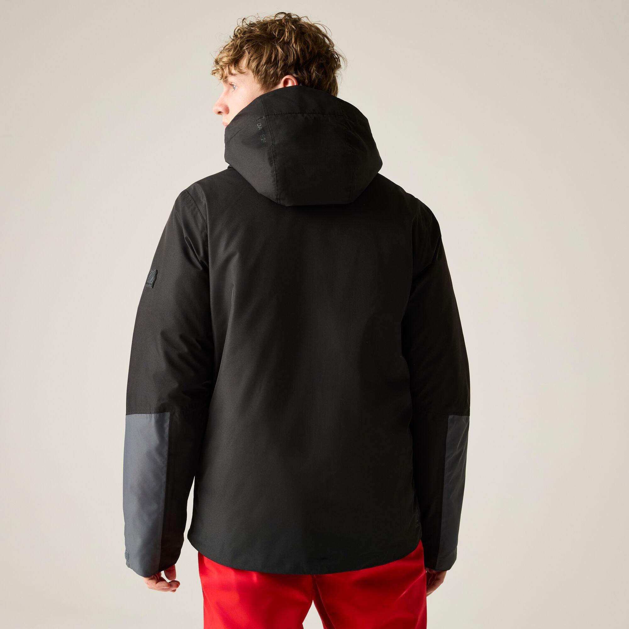 Black/Ebony/Dan - Dare 2b - Mens Precision II Waterproof Jacket - 2