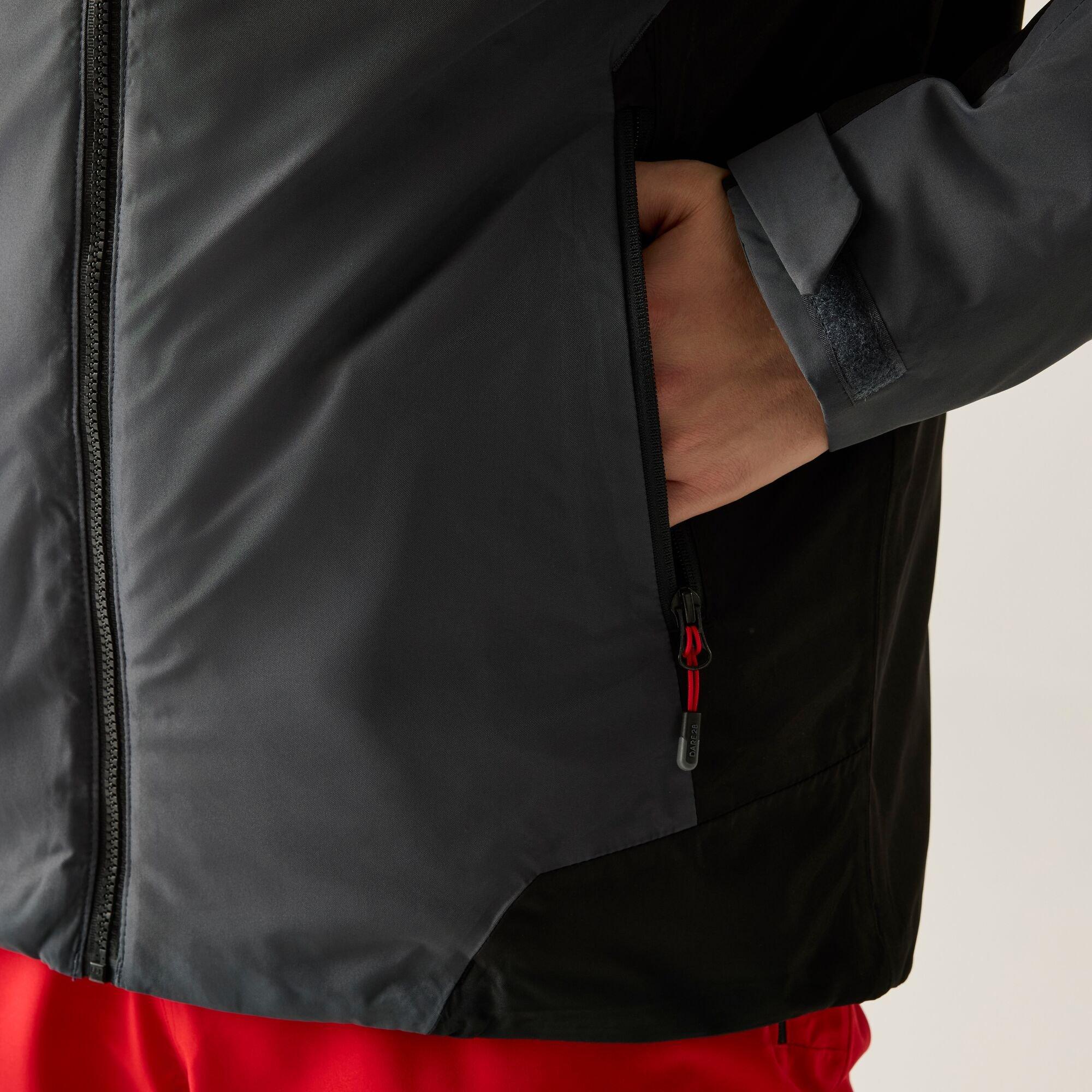 Black/Ebony/Dan - Dare 2b - Mens Precision II Waterproof Jacket - 6