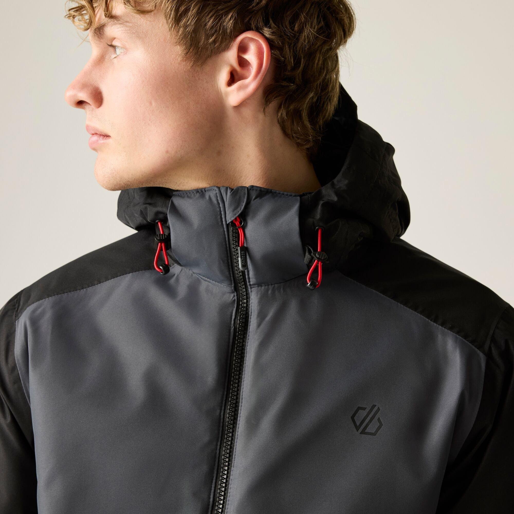 Black/Ebony/Dan - Dare 2b - Mens Precision II Waterproof Jacket - 8