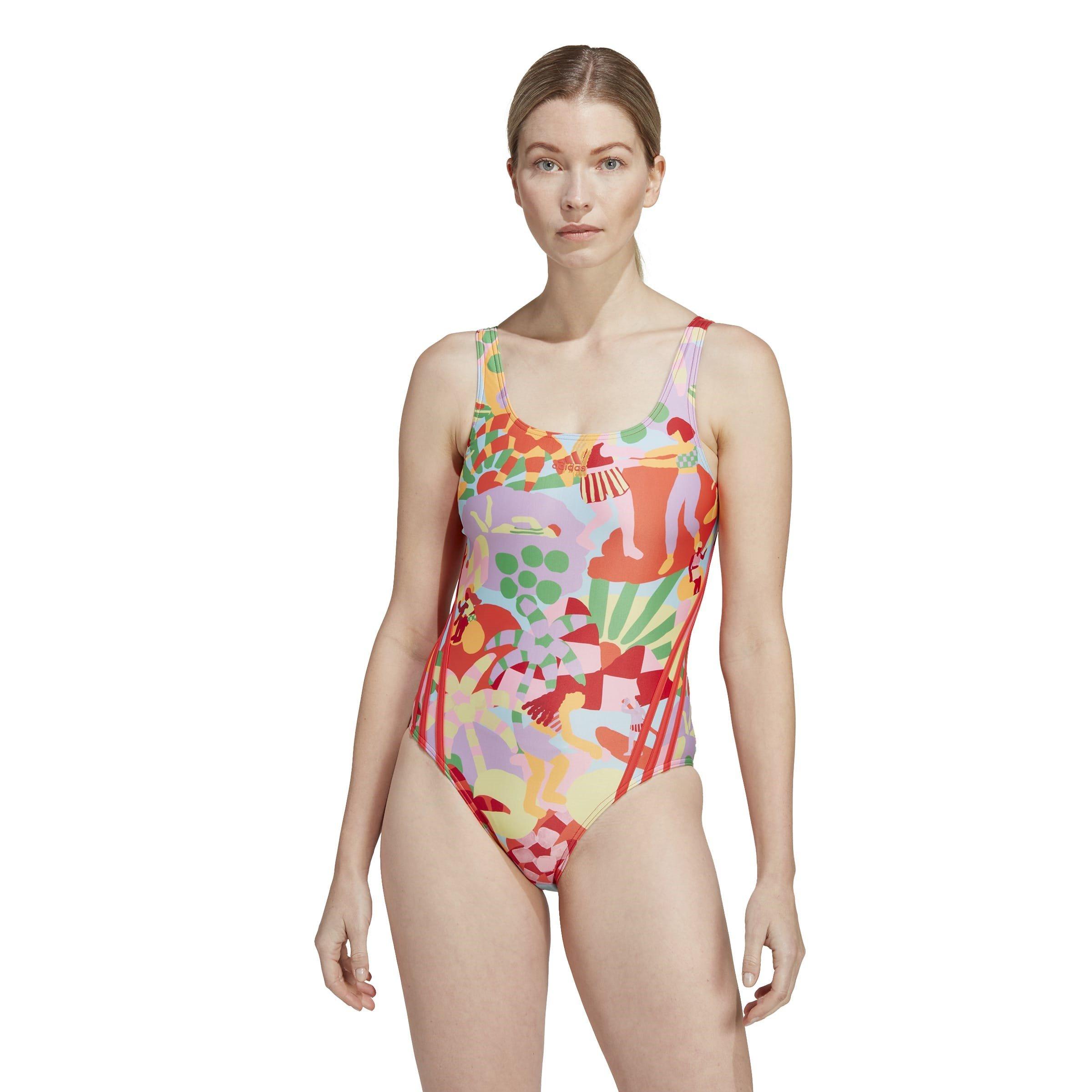 perla citrino - adidas - Graphic Farm Swimsuit Womens - 2
