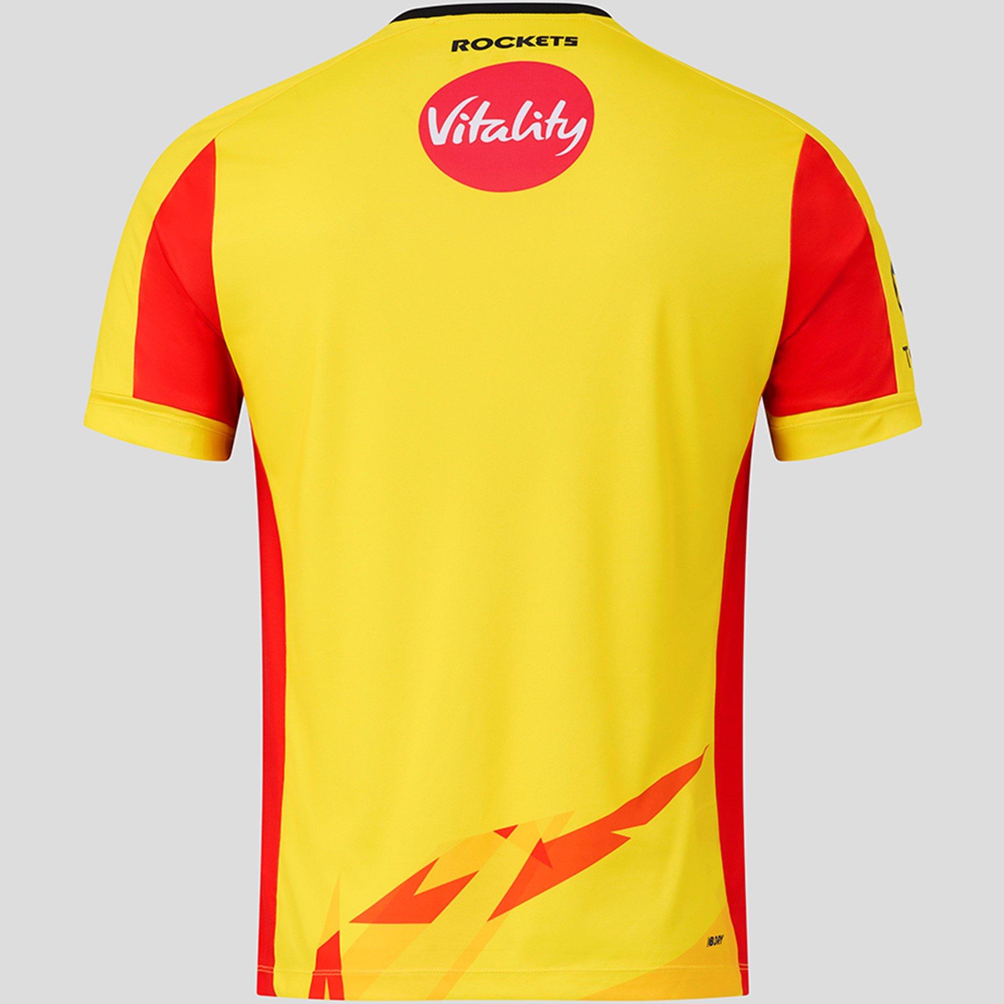 Yellow - New Balance - Trent Rockets Short-Sleeve Cricket Shirt - 2