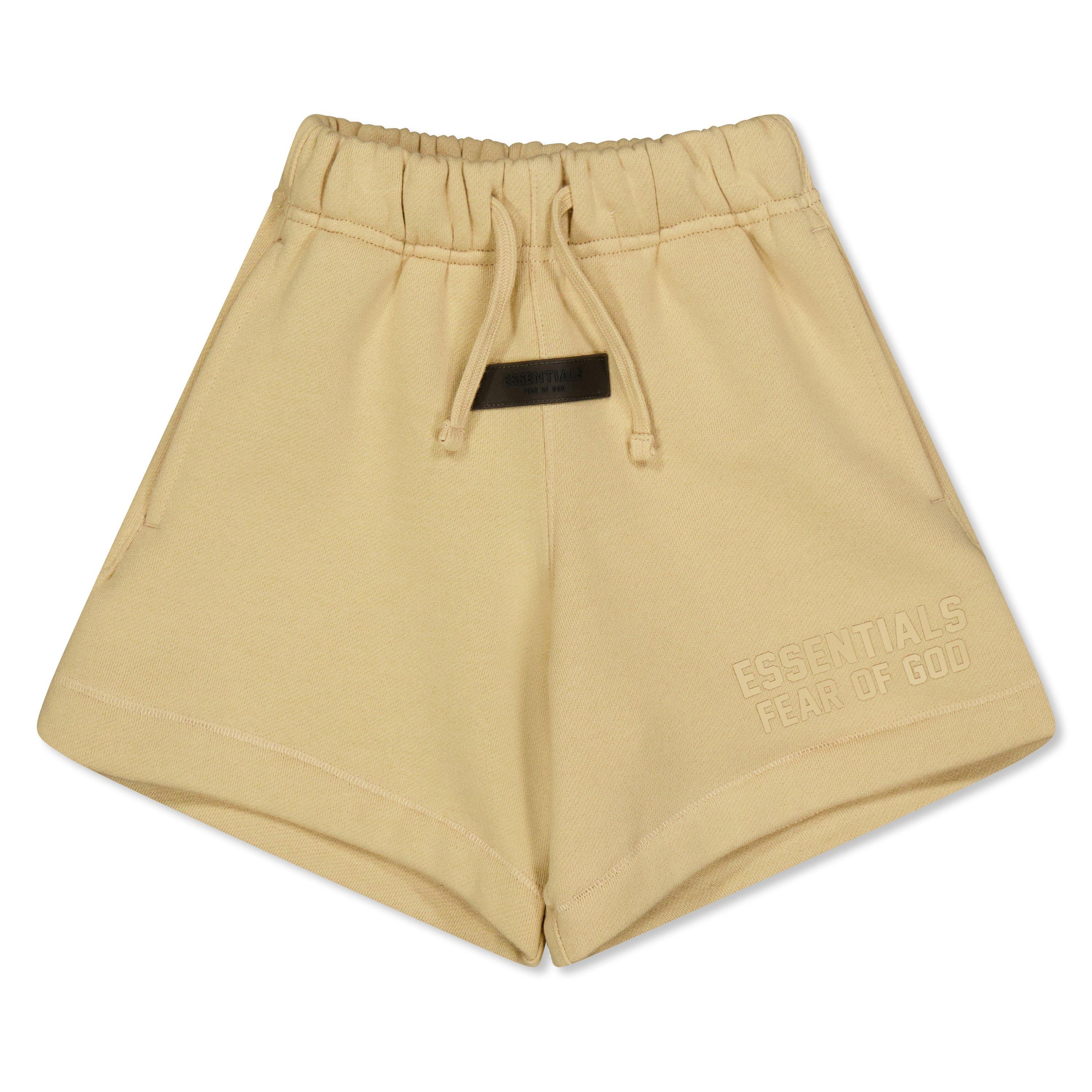 Fear Of God Essentials  Kids ' Sweat Fleece Jogger Shorts - Sand - 8 Yrs
