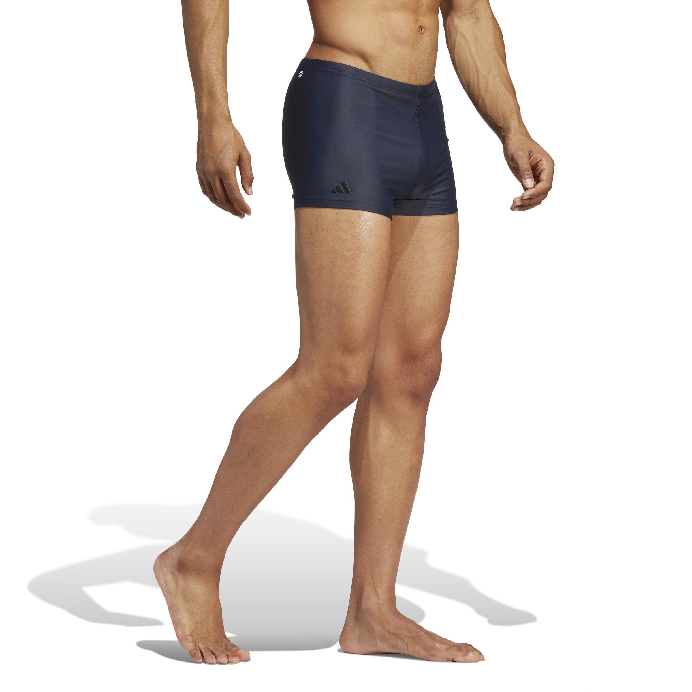 Tinta/Escarlate - adidas - Bold 3 Stripe Boxer Swim Shorts - 4