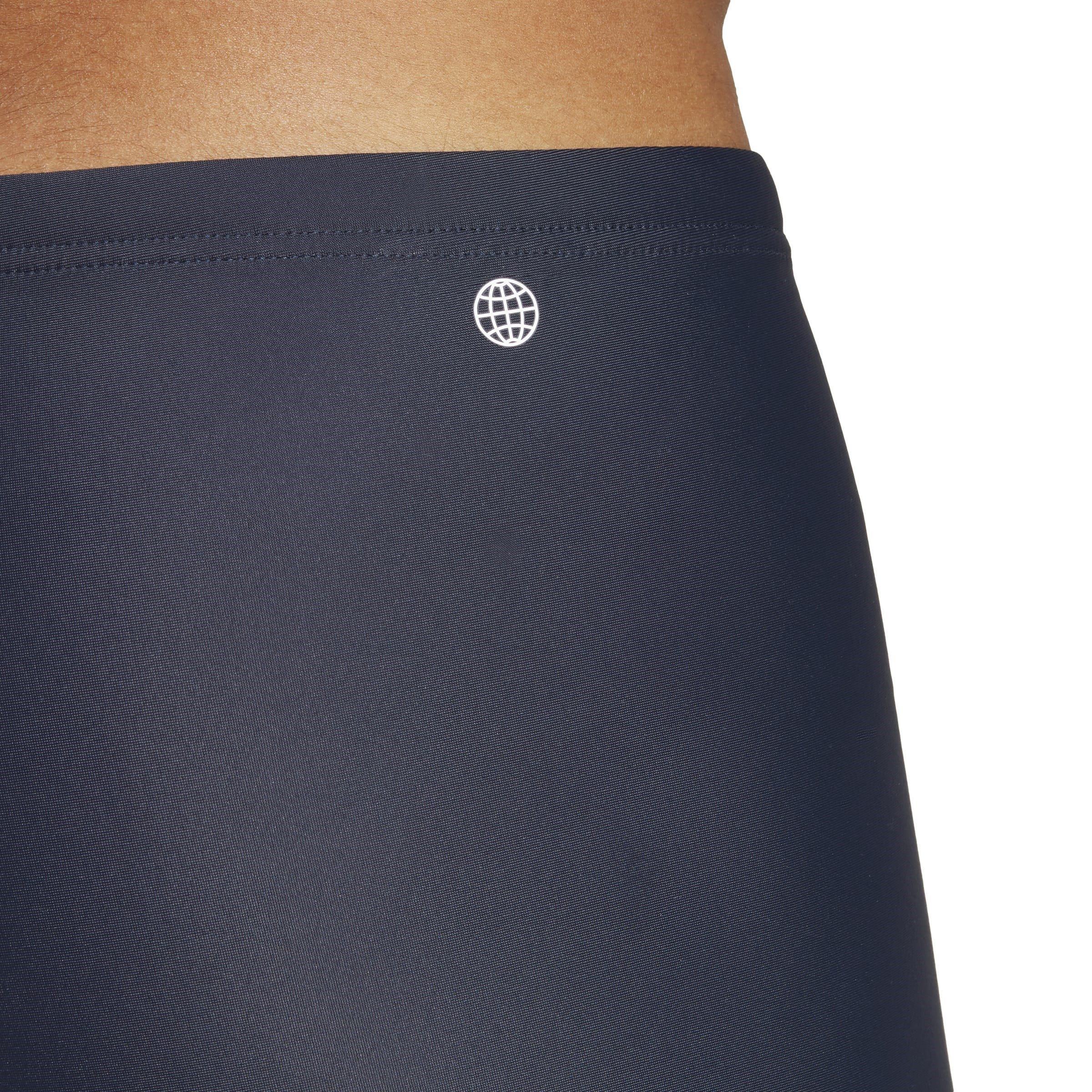 Tinta/Escarlate - adidas - Bold 3 Stripe Boxer Swim Shorts - 5