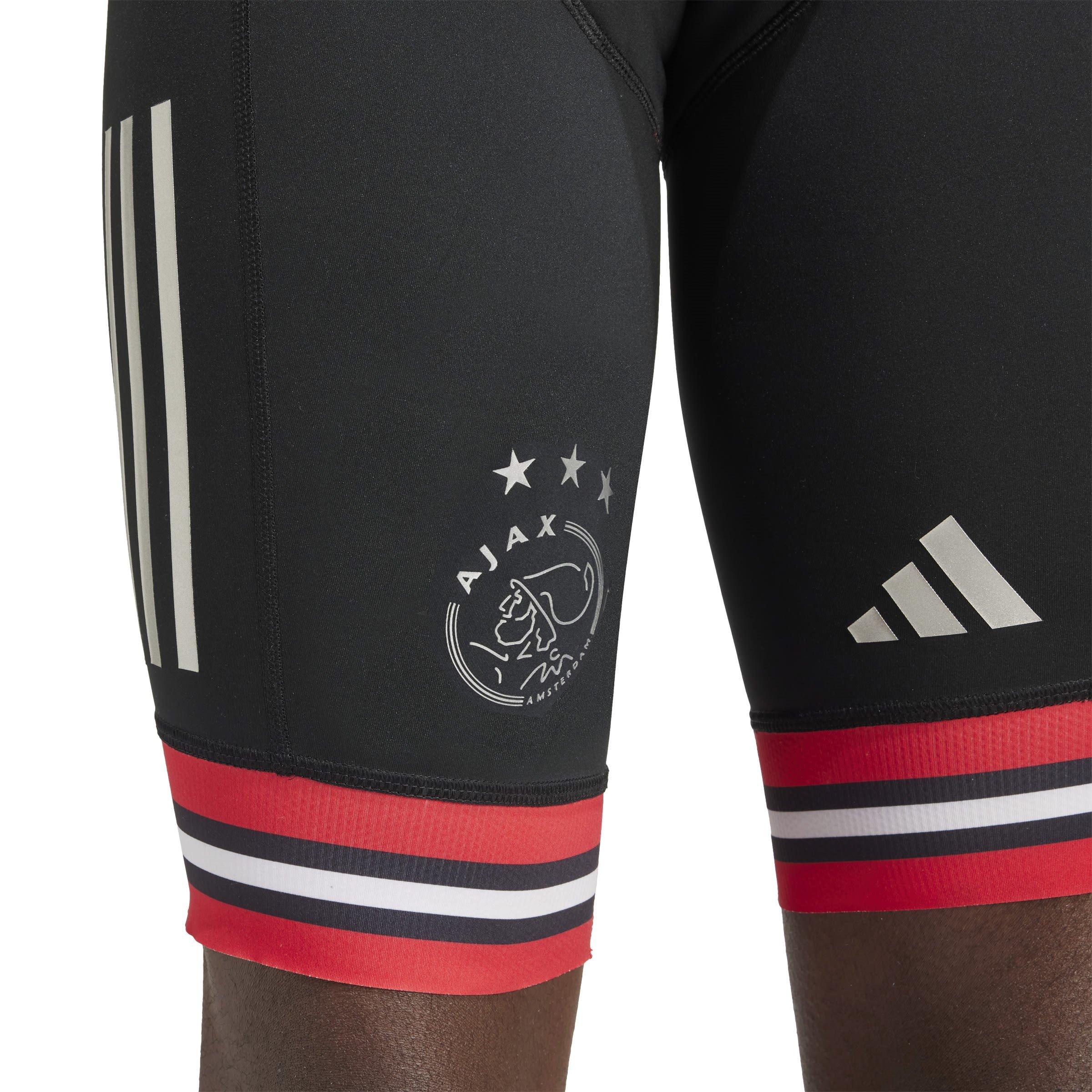 Blk/Rot/Wht - adidas - Ajax Amsterdam Cycling Bib Mens - 5