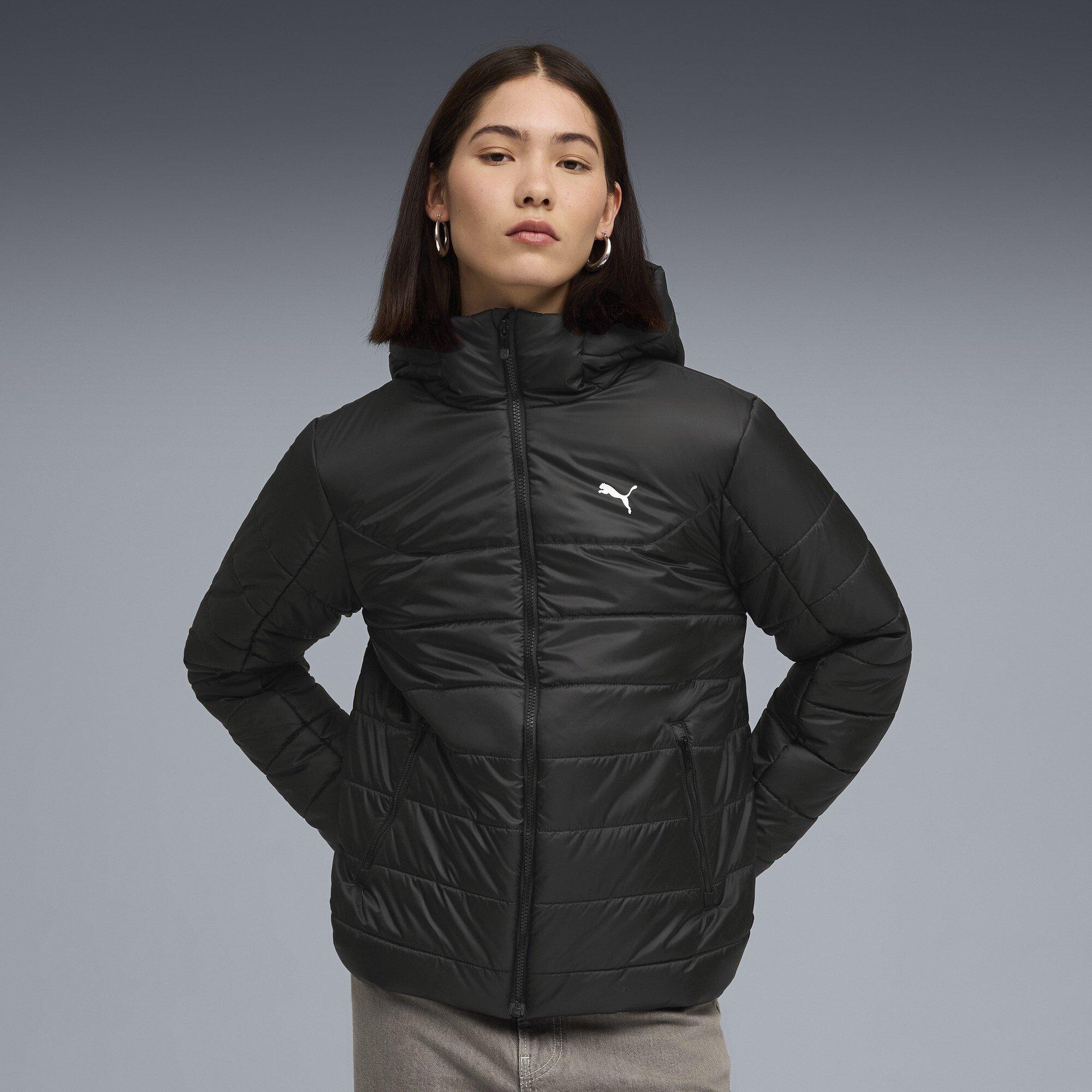 Black - Puma - Padded Puffer Jacket - 3