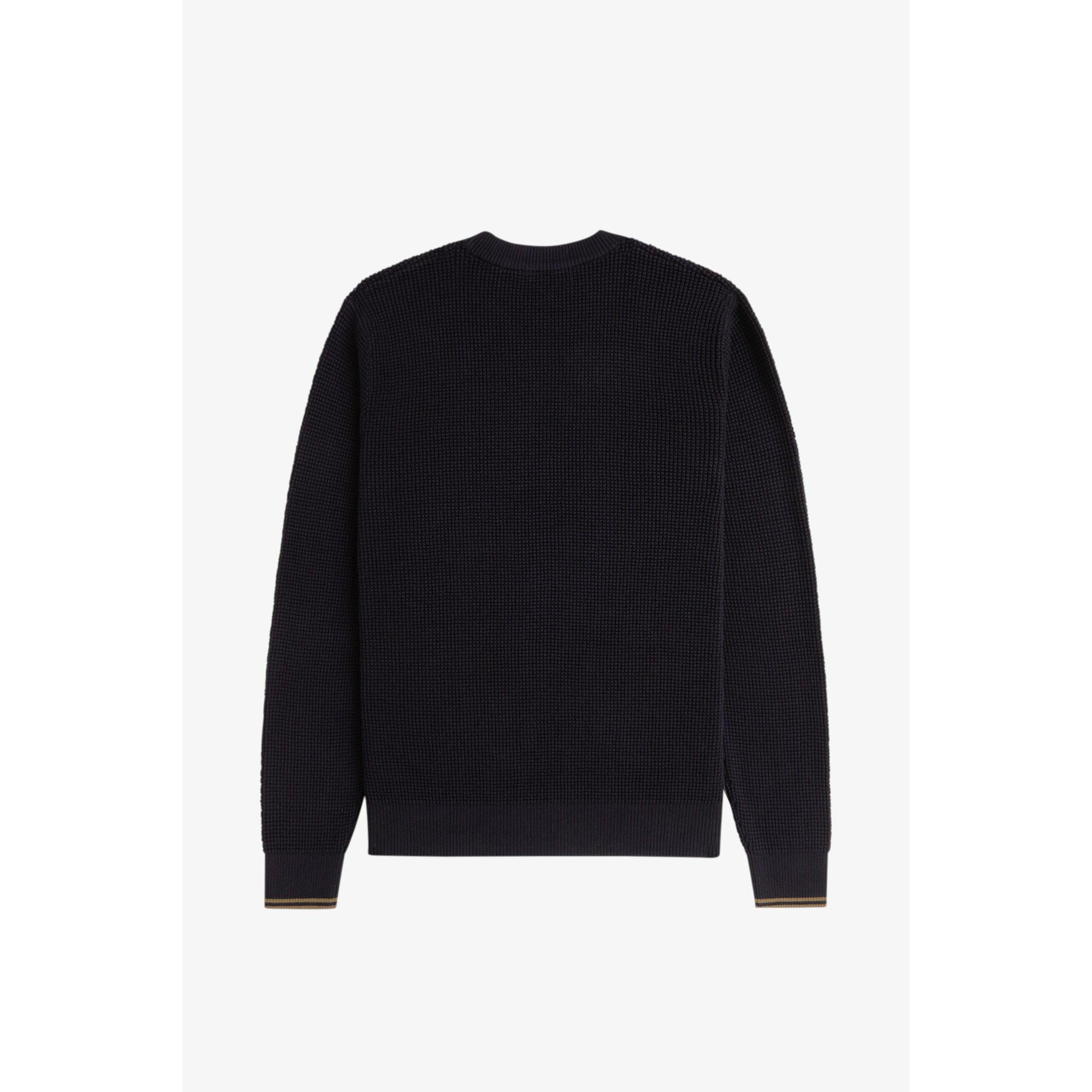 Black 102 - Fred Perry - Crew Neck Jumper - 2