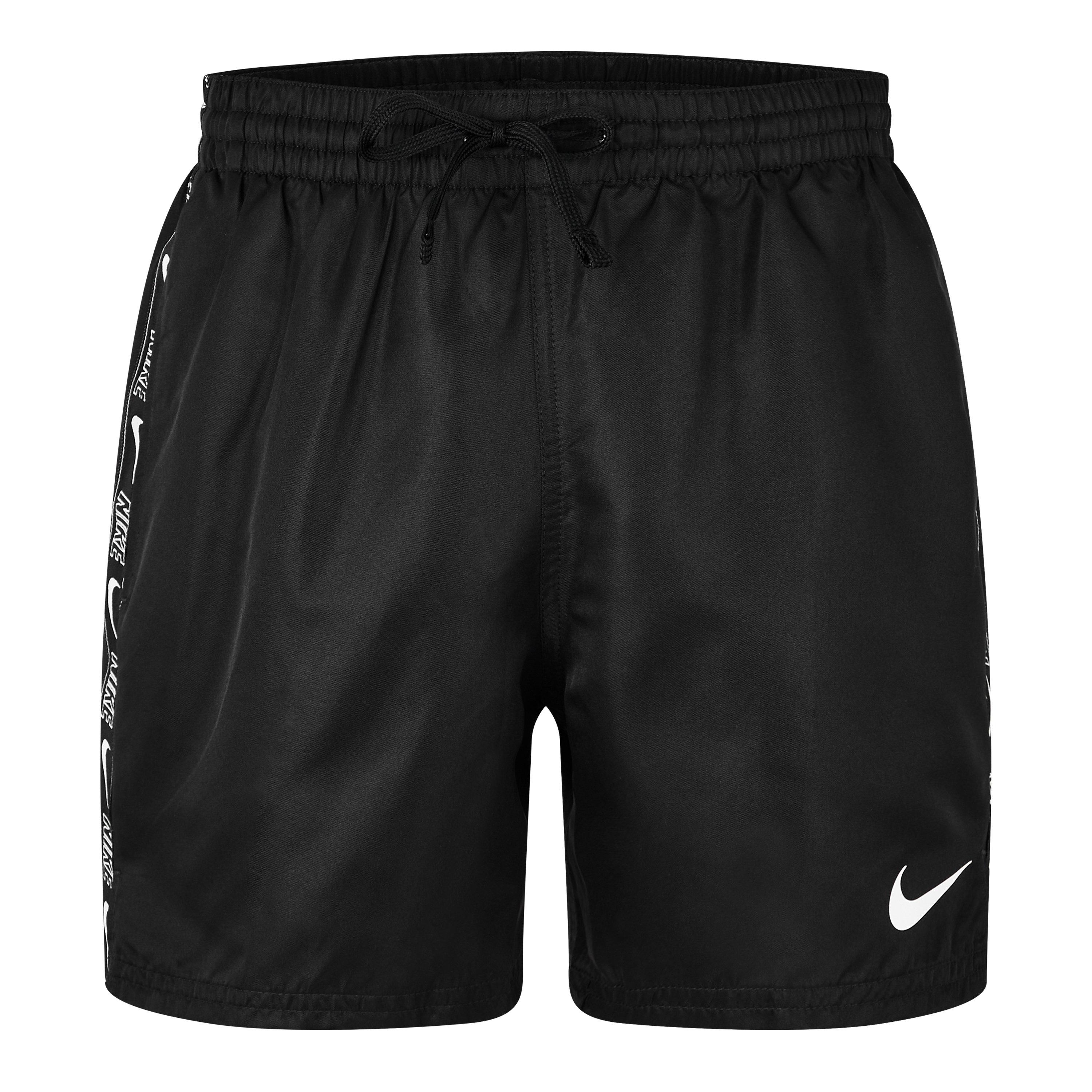 BLACK - Nike - Logo Tape 5 Volleyball Shorts Mens - 1