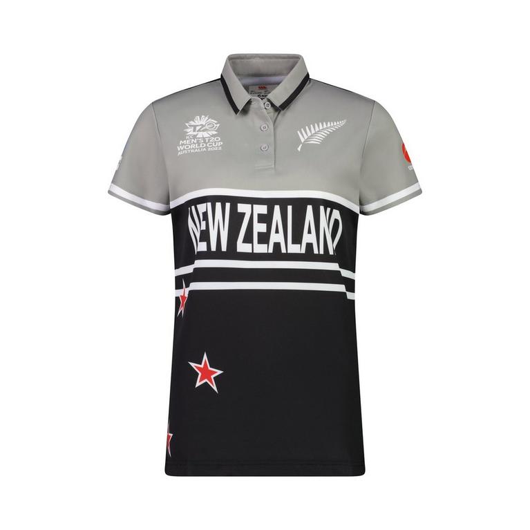 Negro - Canterbury - Cant New Zealand T20 World Cup Shirt Ld31 - 2