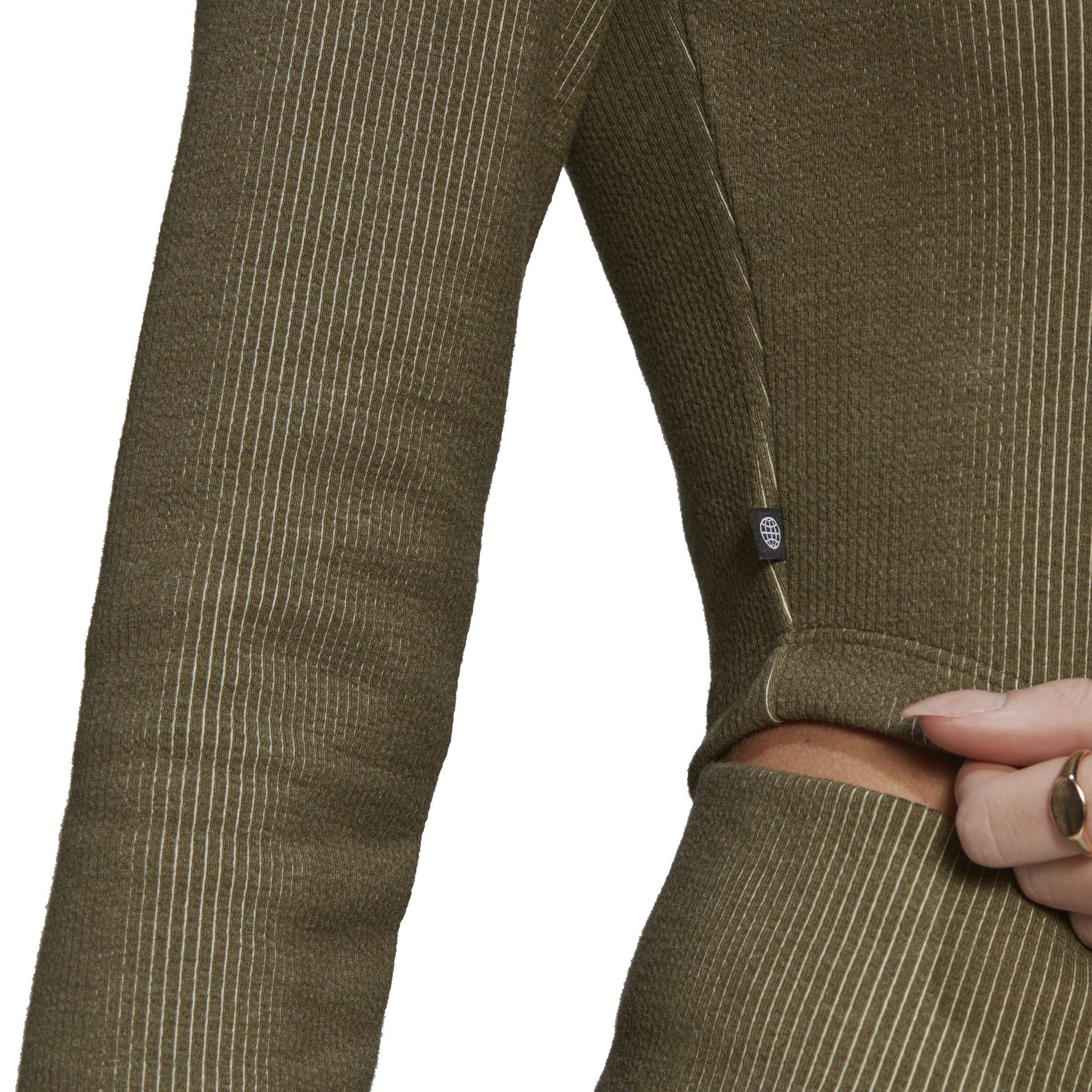 Grøn - adidas Originals - Women's Long-Sleeve Cropped Sweatshirt - 7