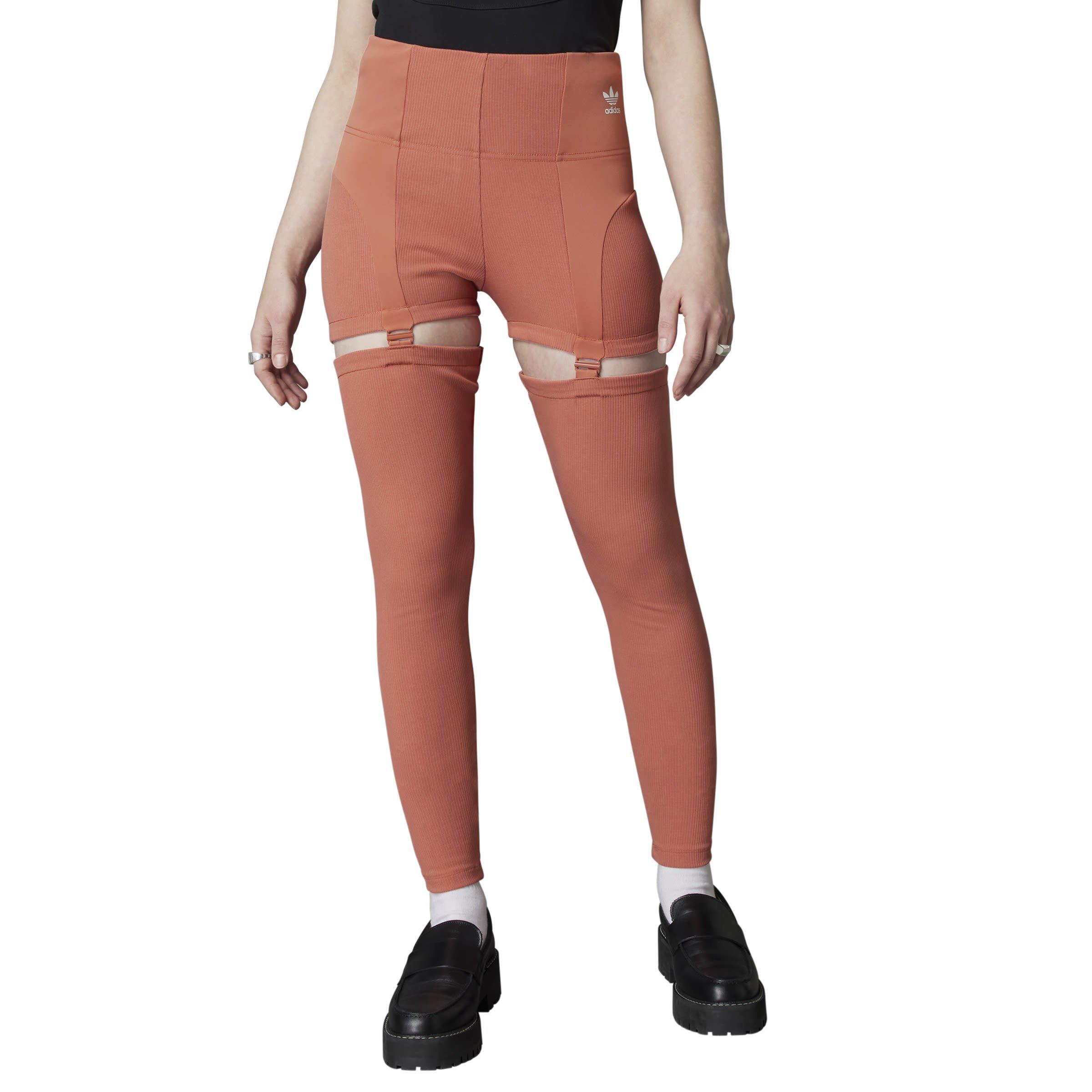 Castanho - adidas Originals - Rib Leggings - 11