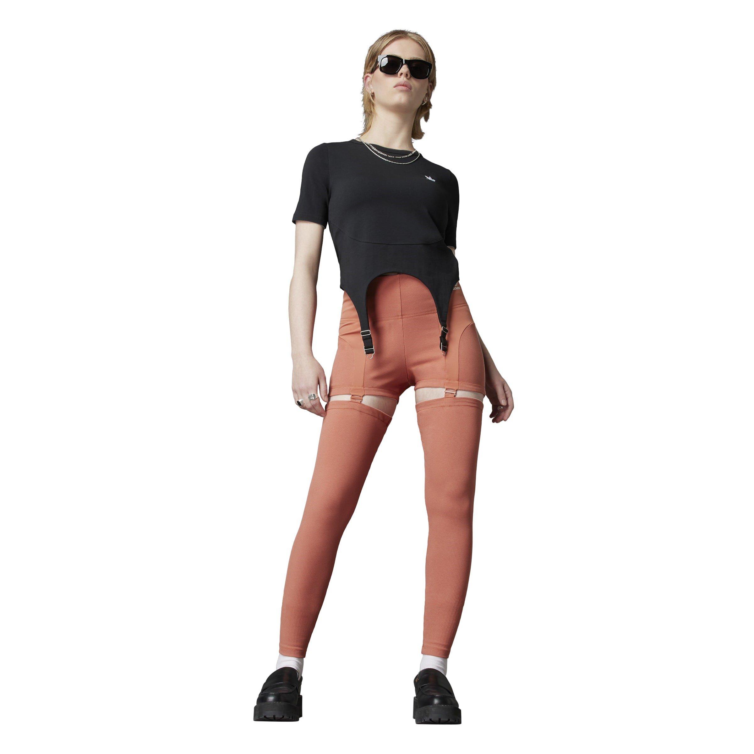 Castanho - adidas Originals - Rib Leggings - 16