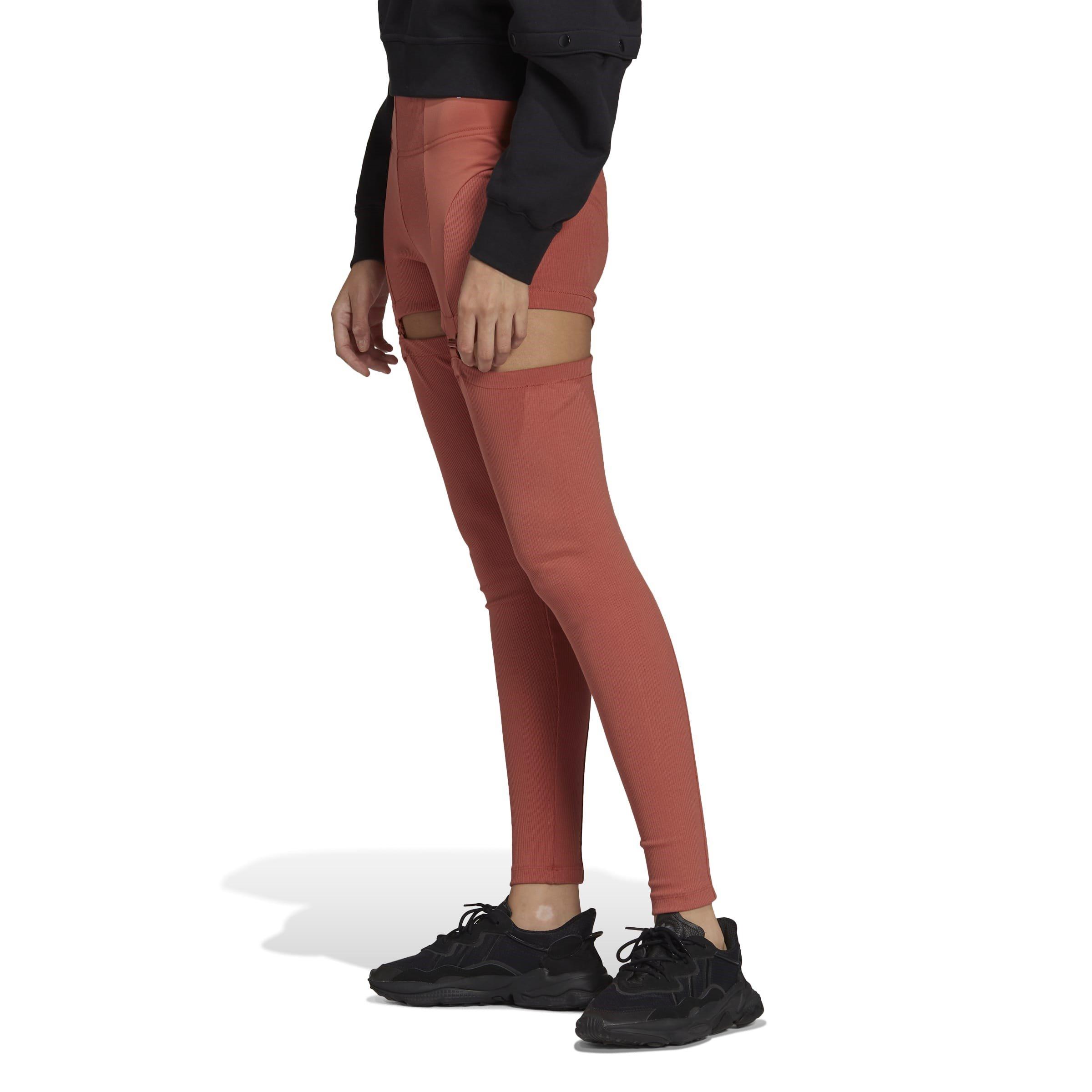 Castanho - adidas Originals - Rib Leggings - 5
