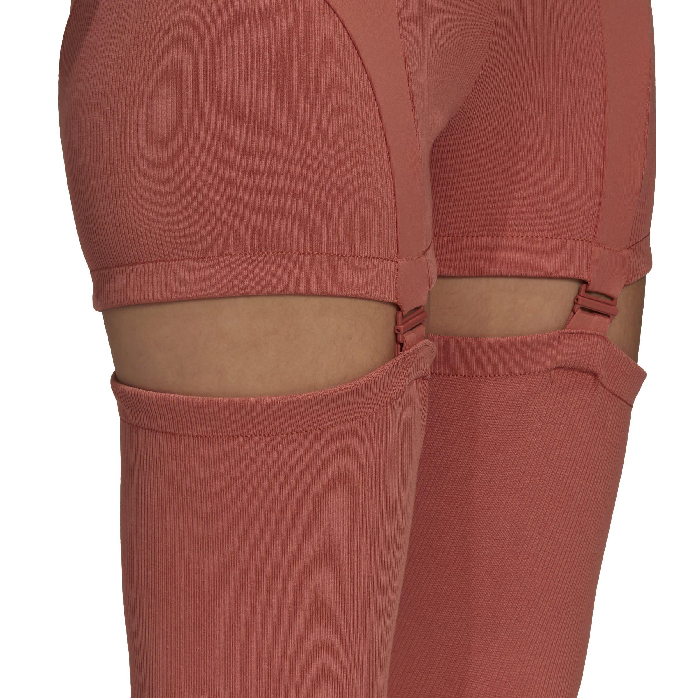 Castanho - adidas Originals - Rib Leggings - 7