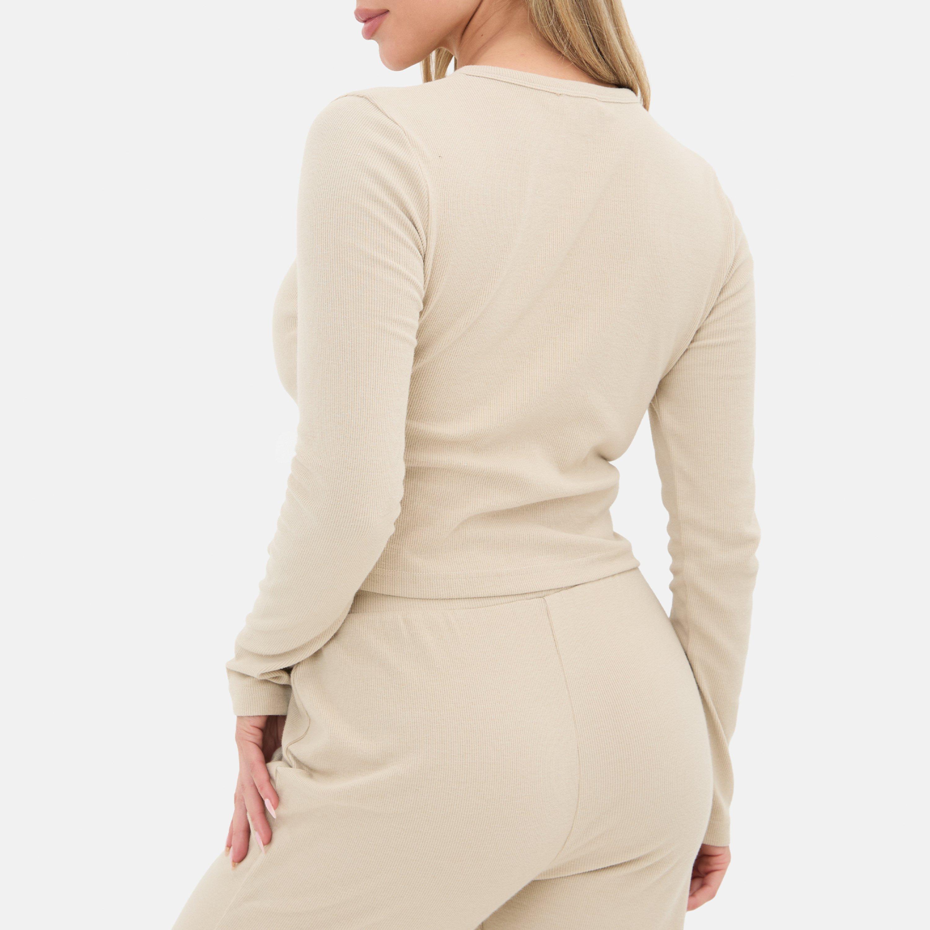 Stone - I Saw It First - Button Front Long Sleeve Top - 2