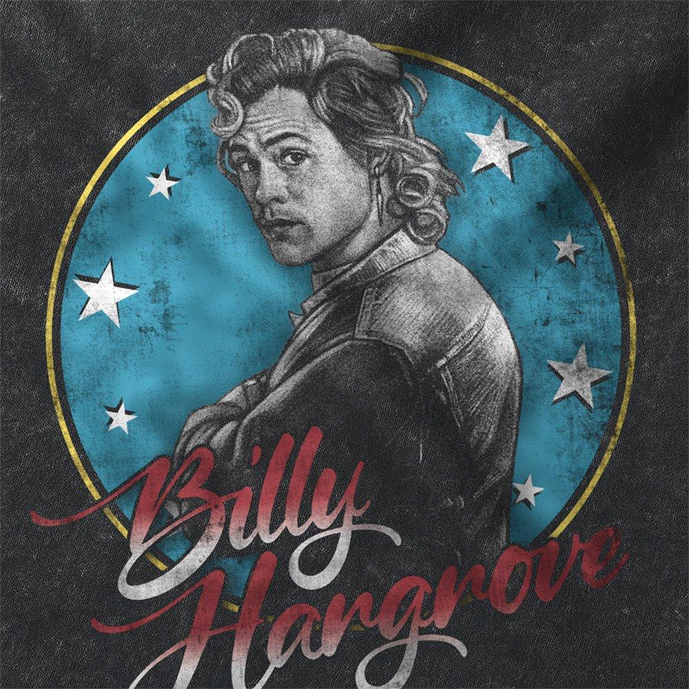 Black - Stranger Things - Stranger Things Billy Hargrove Band T Shirt Black - 2