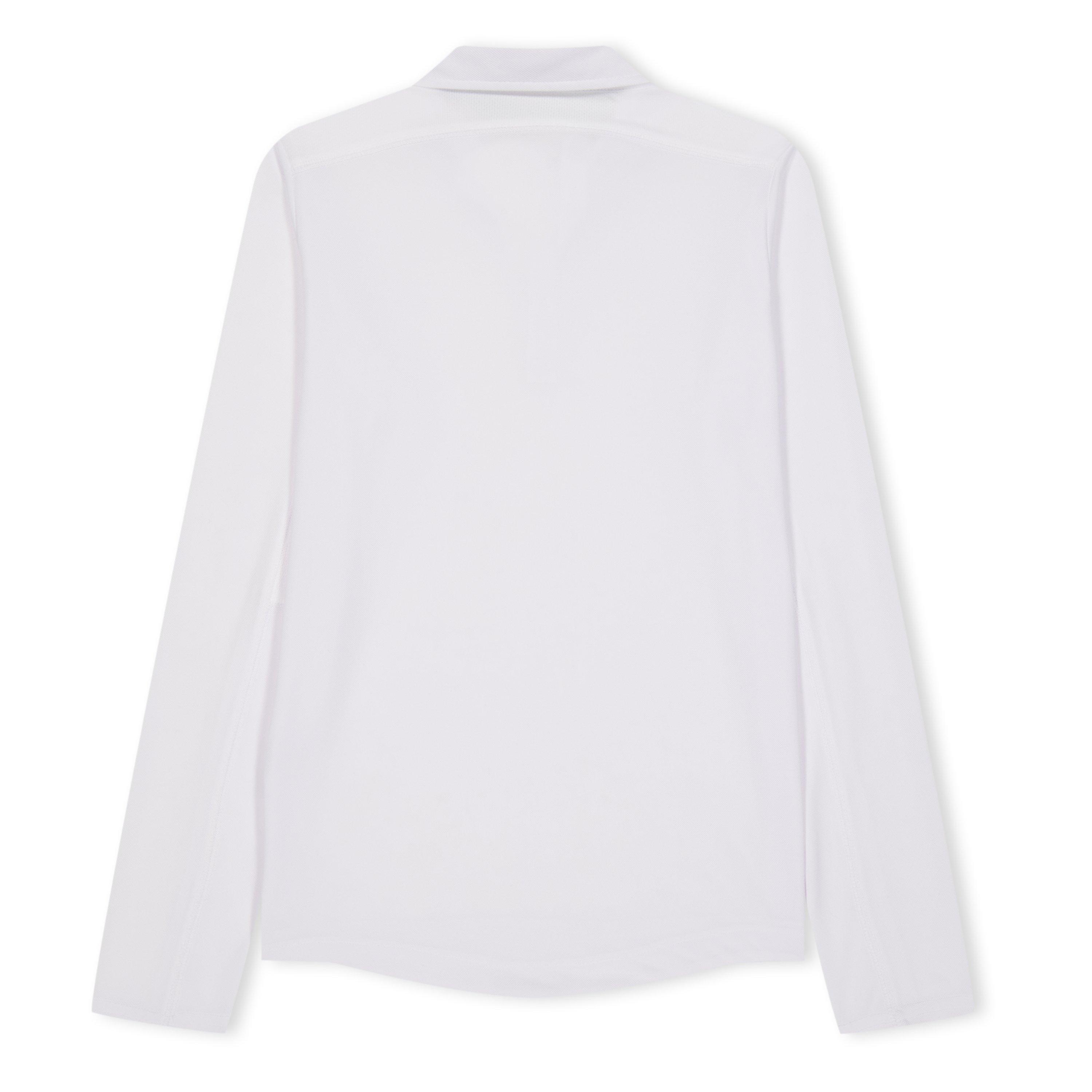 Weiß - Castore - Long-Sleeve Cricket Polo Shirt - 2