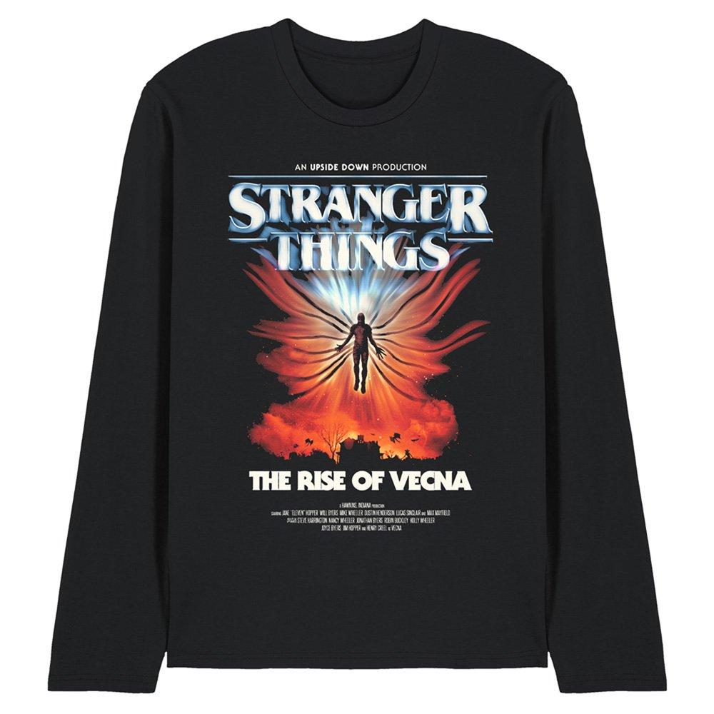 Black - Stranger Things - Stranger Things Vecna Rise Poster Long Sleeve T-Sh - 1