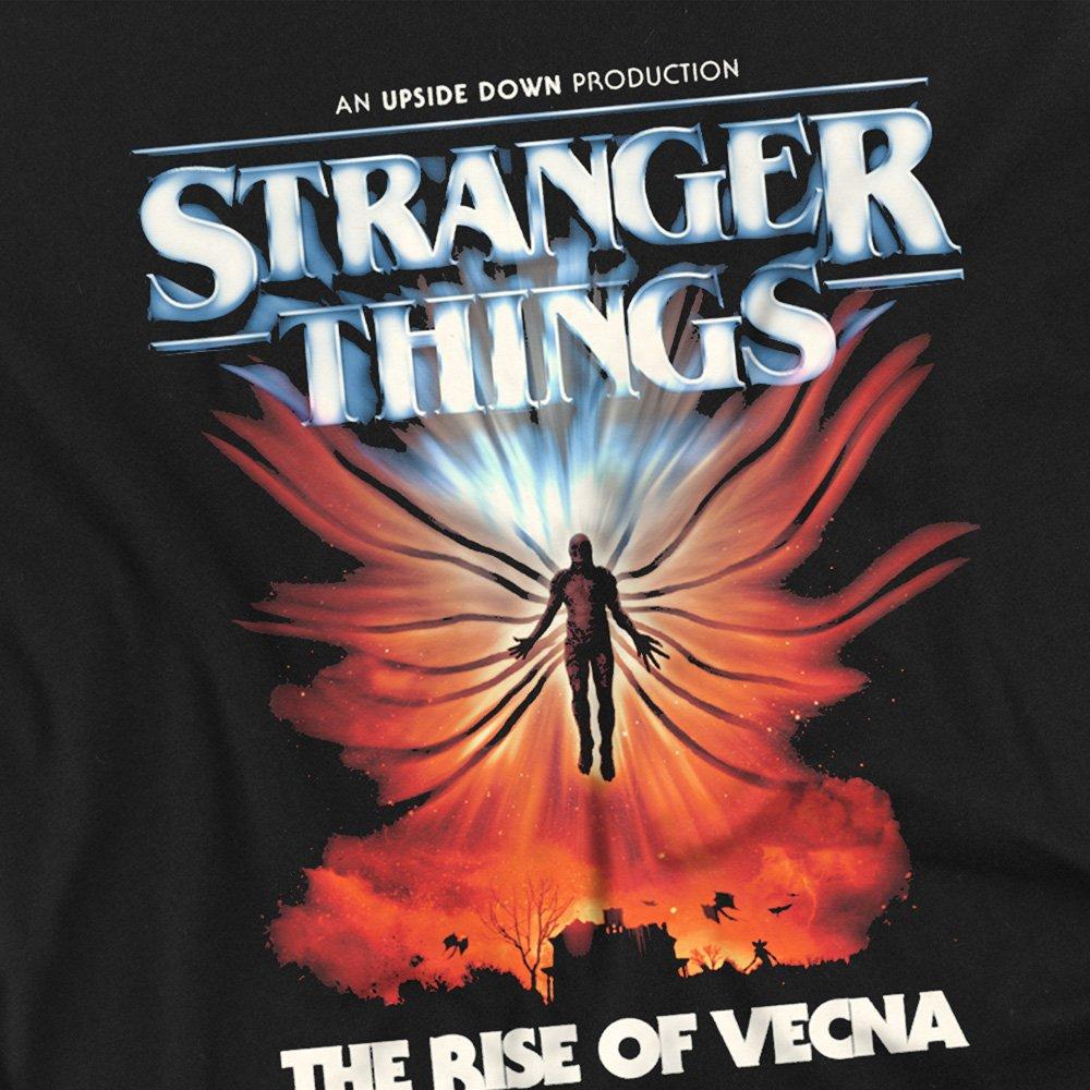 Black - Stranger Things - Stranger Things Vecna Rise Poster Long Sleeve T-Sh - 2