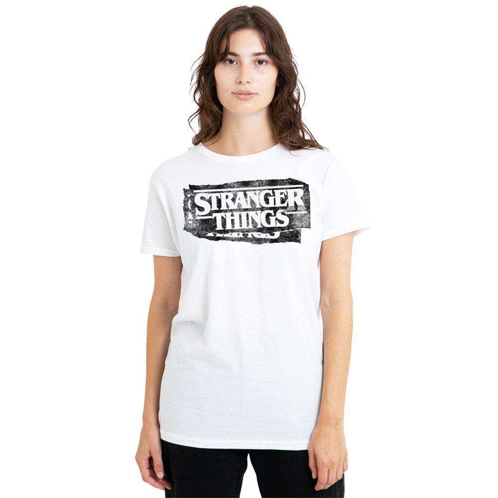 White - Stranger Things - Stranger Things Punk Logo T-Shirt White - 1