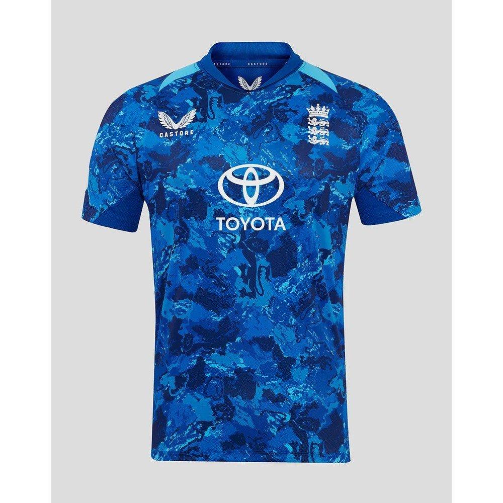Castore Men's England Odi Shirt 2025 Adults - True Blue/Blue - M