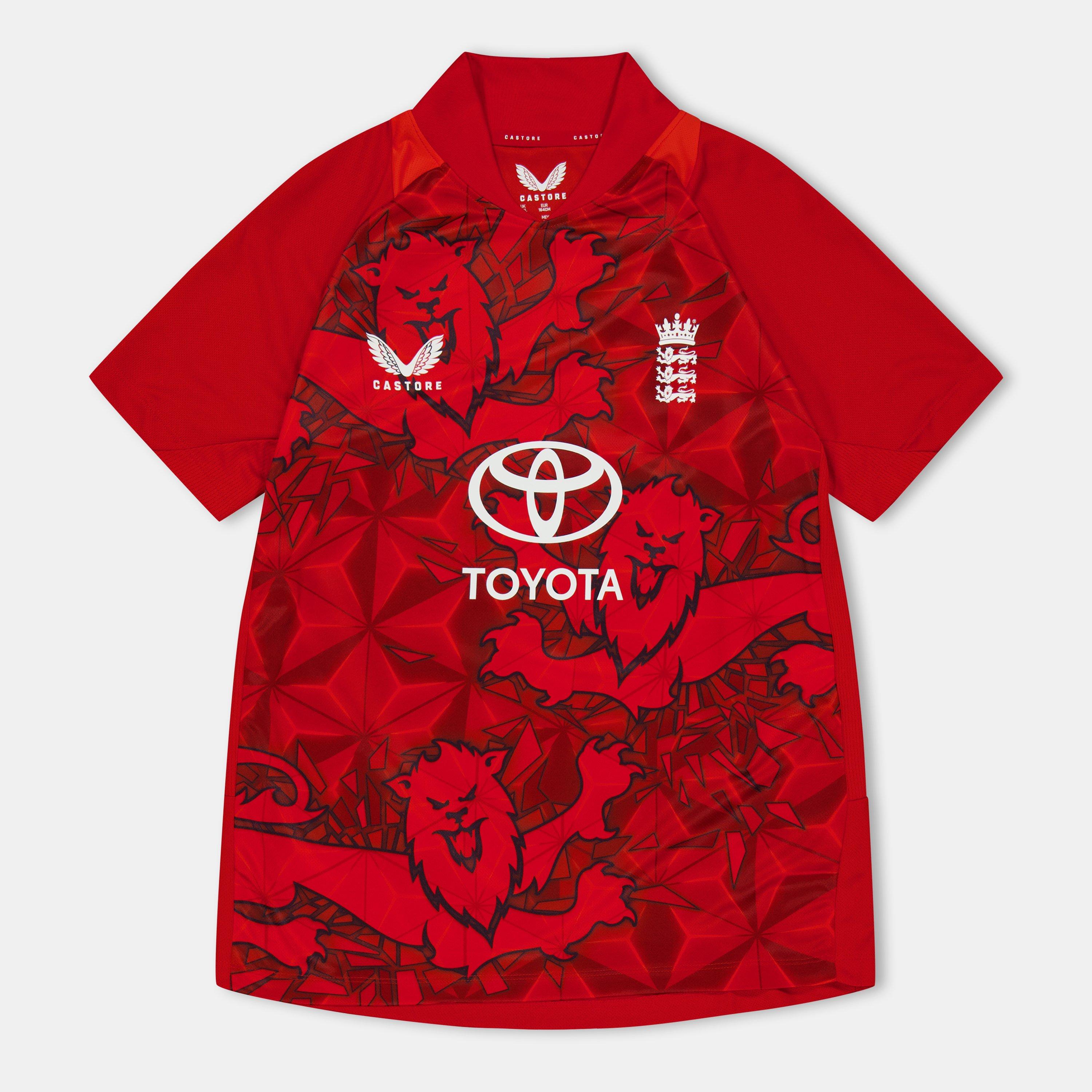 Rood/Rood - Castore - England T20 Shirt 2025 Juniors - 1