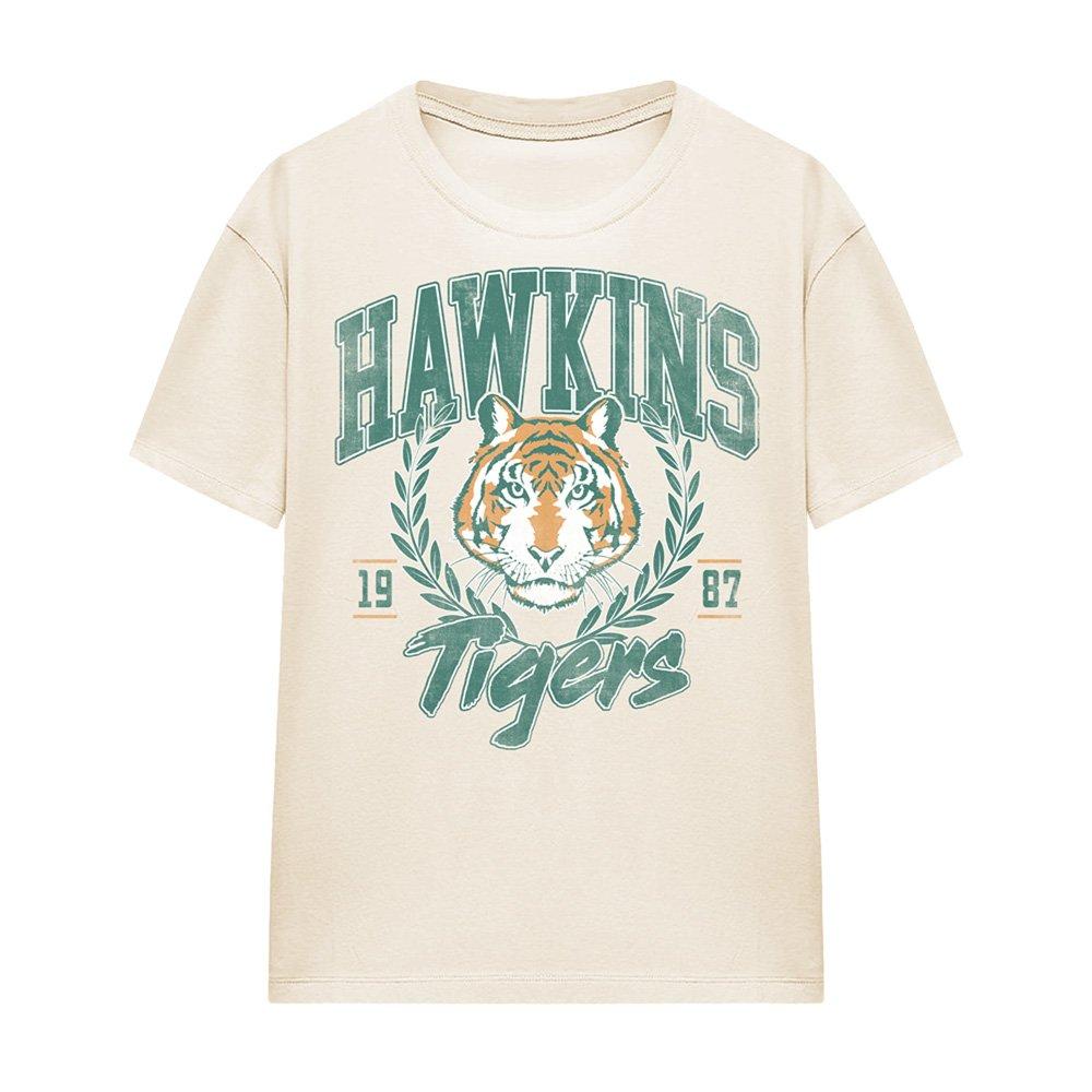 Beige - Stranger Things - Stranger Things Tiger Laurel T-Shirt Natural - 4
