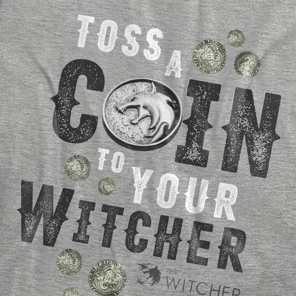 Grey - The Witcher - The Witcher - Toss A Coin To Your Witcher T-Shirt - 2