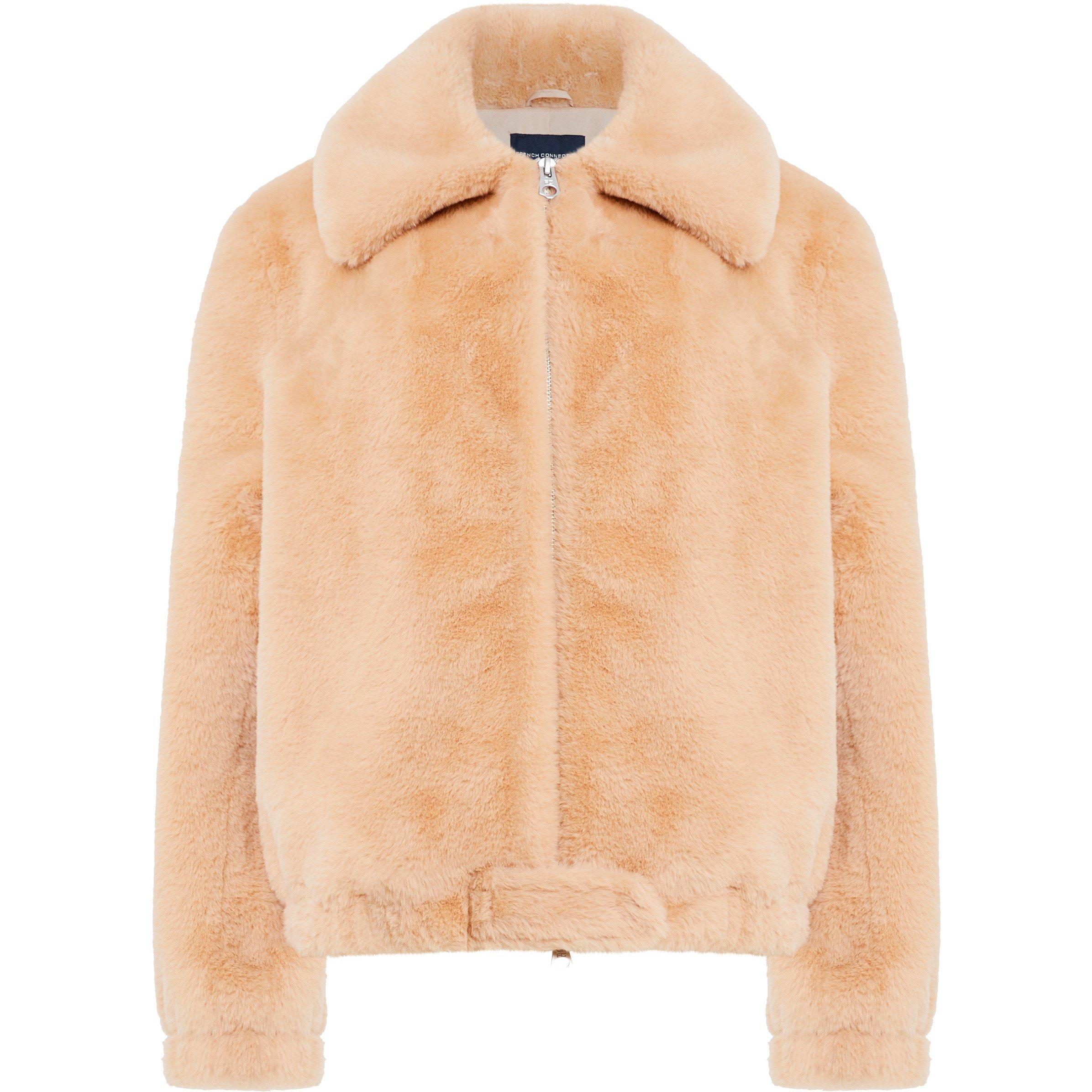 90-Toasted Almo - French Connection - Avi Iren Faux Fur Jacket - 4