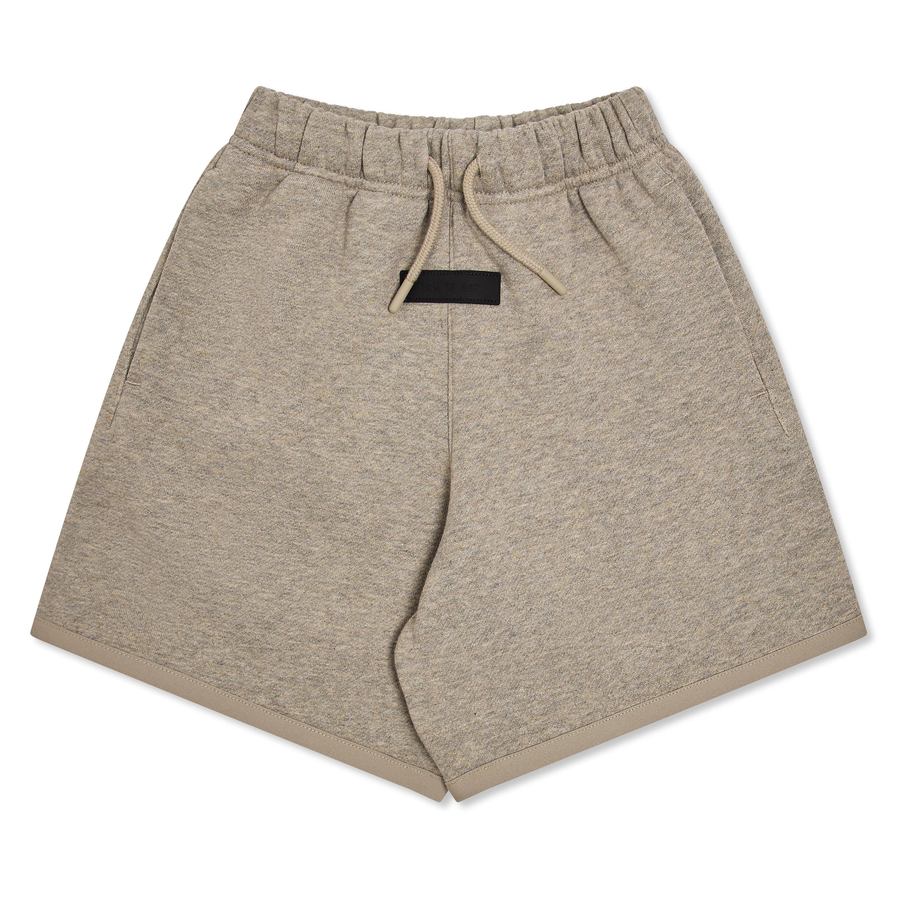 Fear Of God Essentials  Kids ' Fleece Jogger Shorts - Dark Hthr Oat - 6-7 Yrs