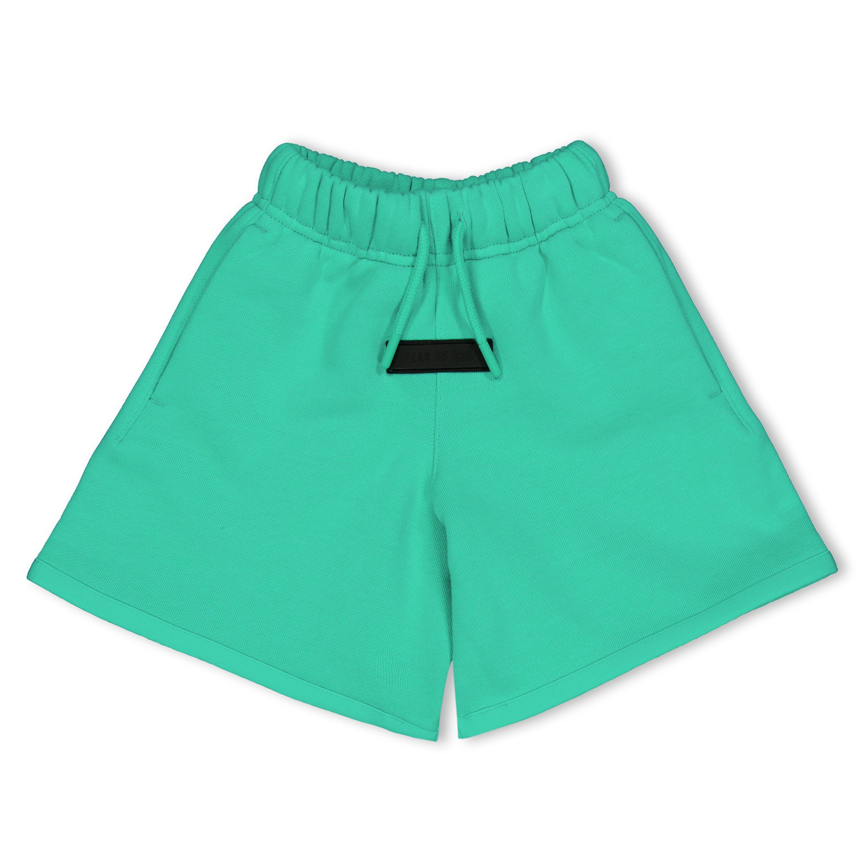 Mint Leaf - Fear Of God Essentials - Unisex Kids' Fleece Jogger Shorts - 1