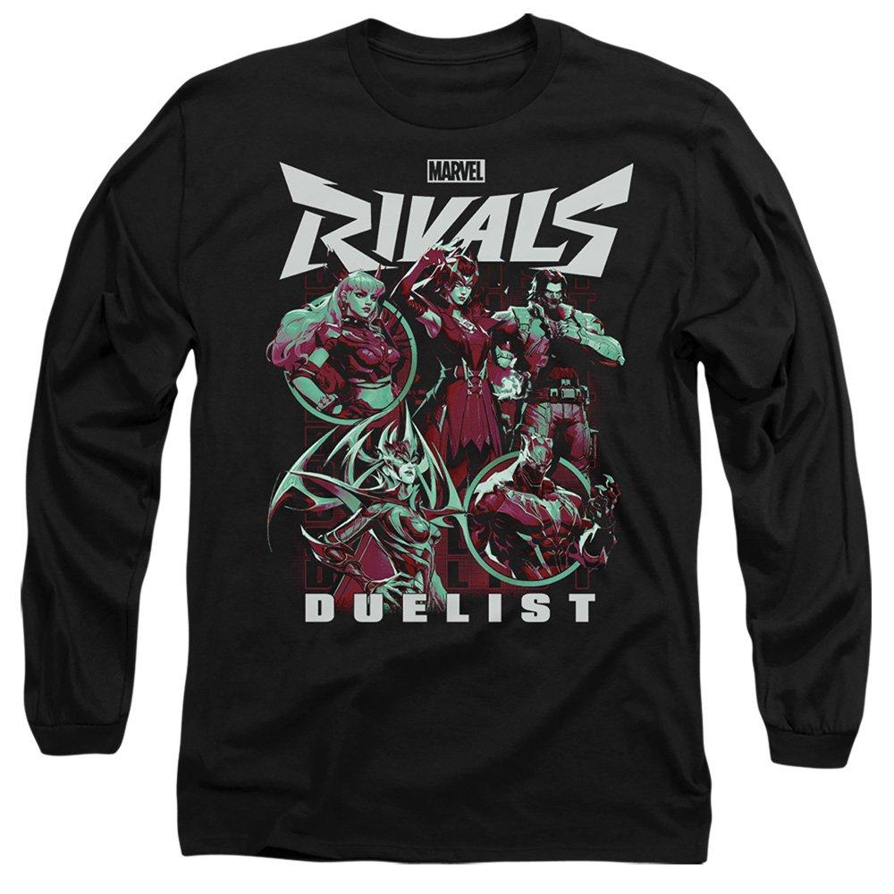 Marvel Men's Rivals Duelist Trend Long Sleeve T-Shirt Black - S