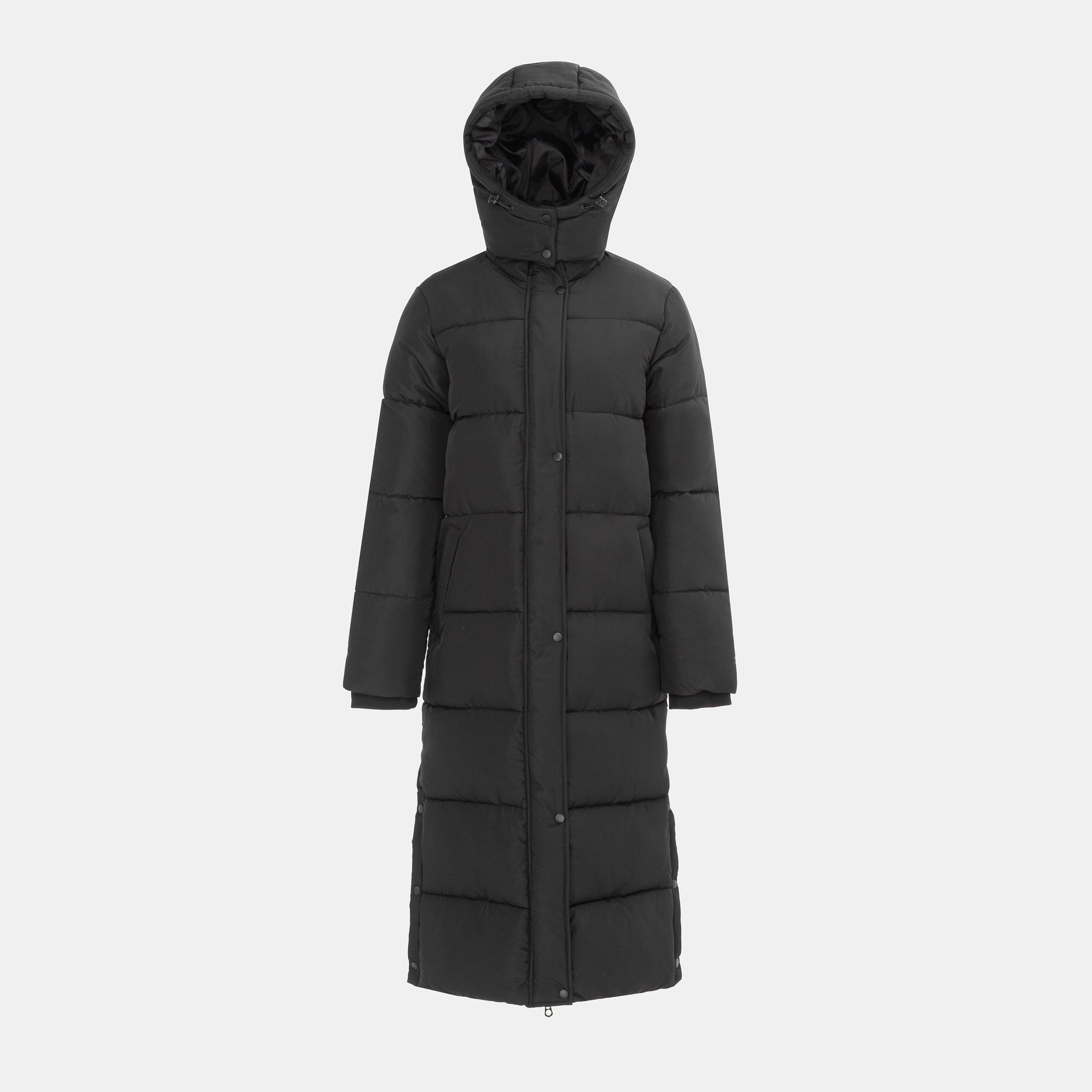 Black - Slazenger - Women's Slaz Insulated Water-Resistant Padded Puffer Jacket - 1