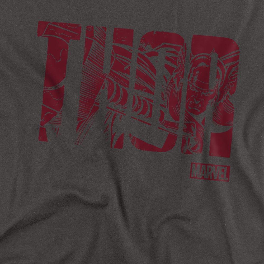 Grey - Marvel - Thor Text Long Sleeve T-Shirt - 2