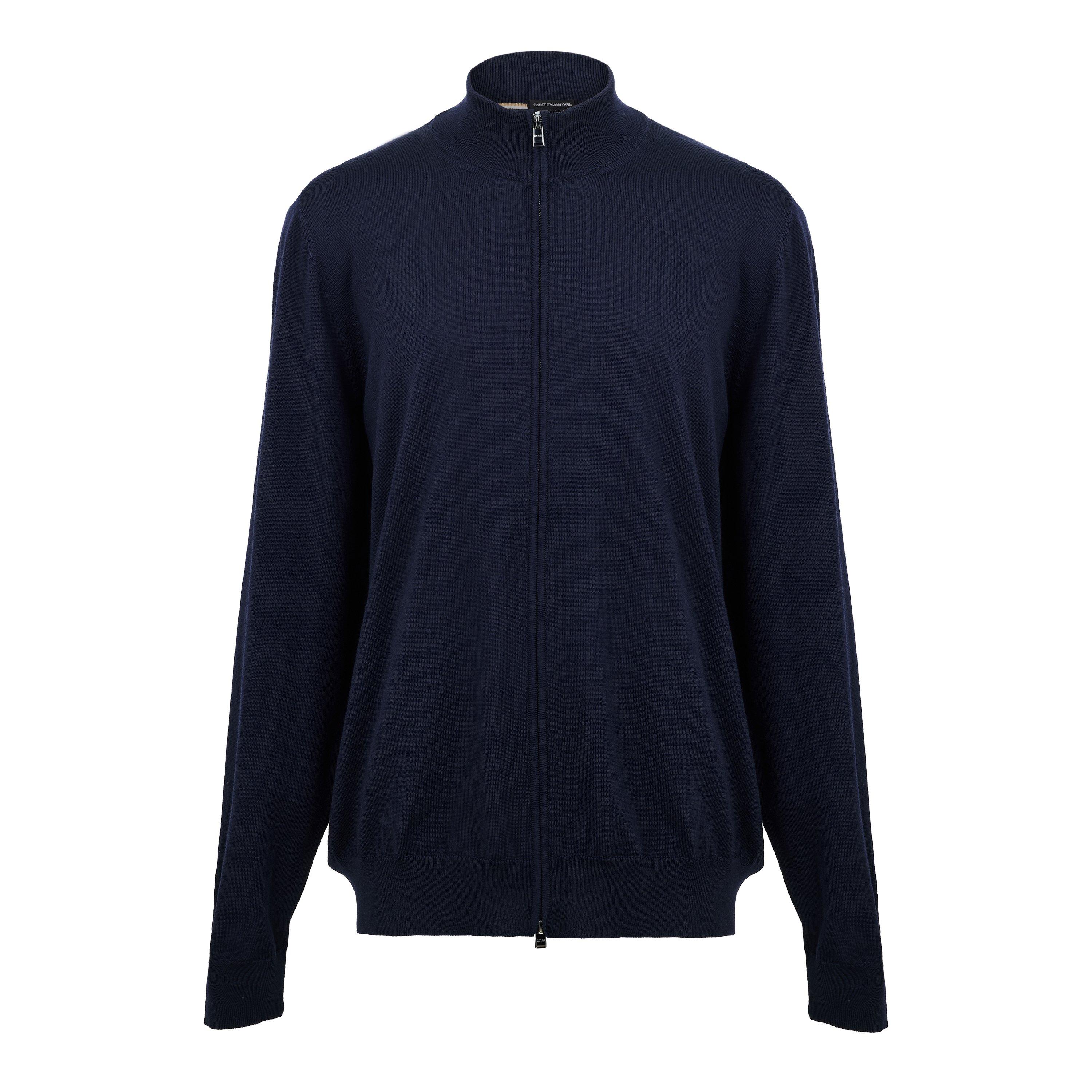 Dark Blue - Boss - Boss Balonso 10241502 01 Knitted Top Mens - 1