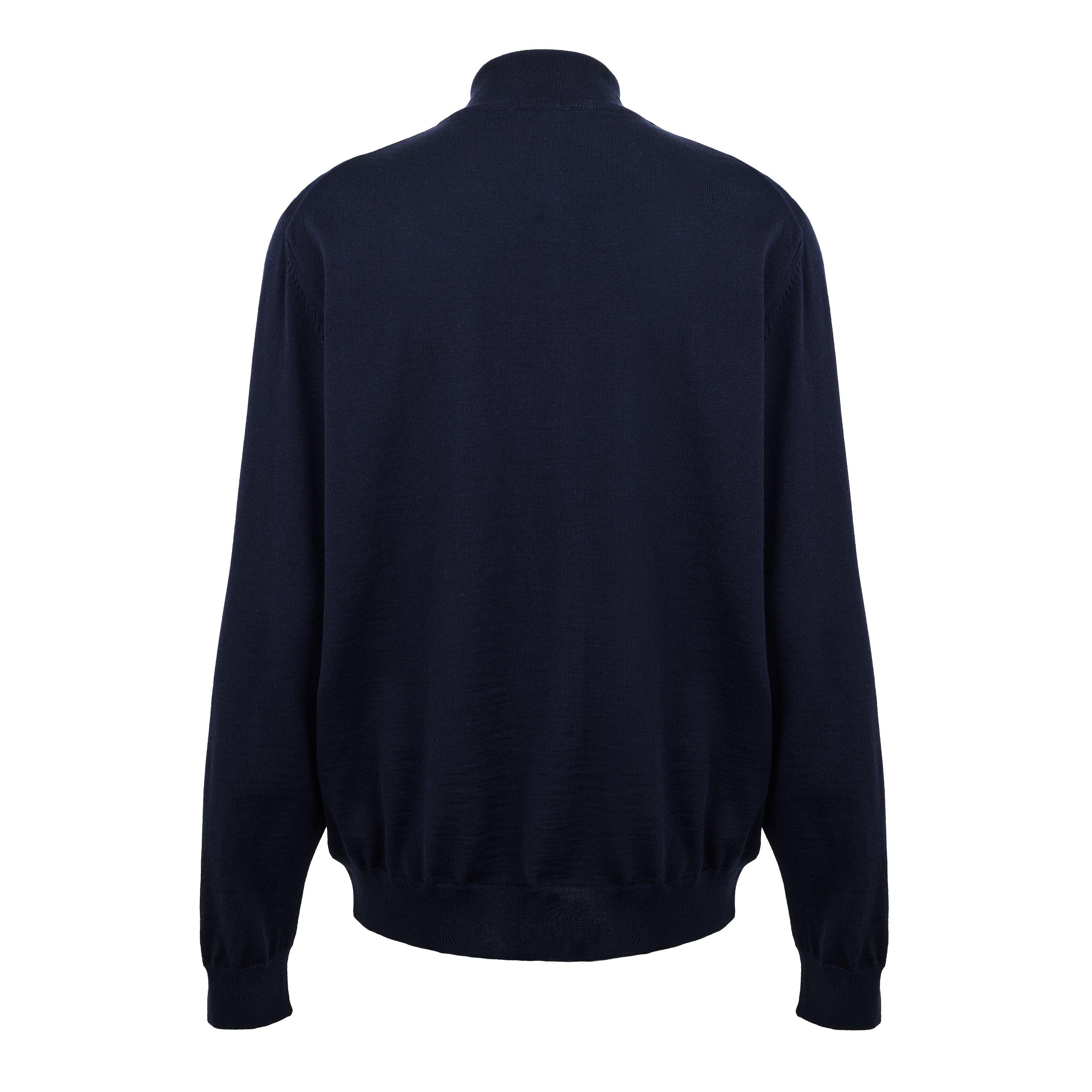 Dark Blue - Boss - Boss Balonso 10241502 01 Knitted Top Mens - 2